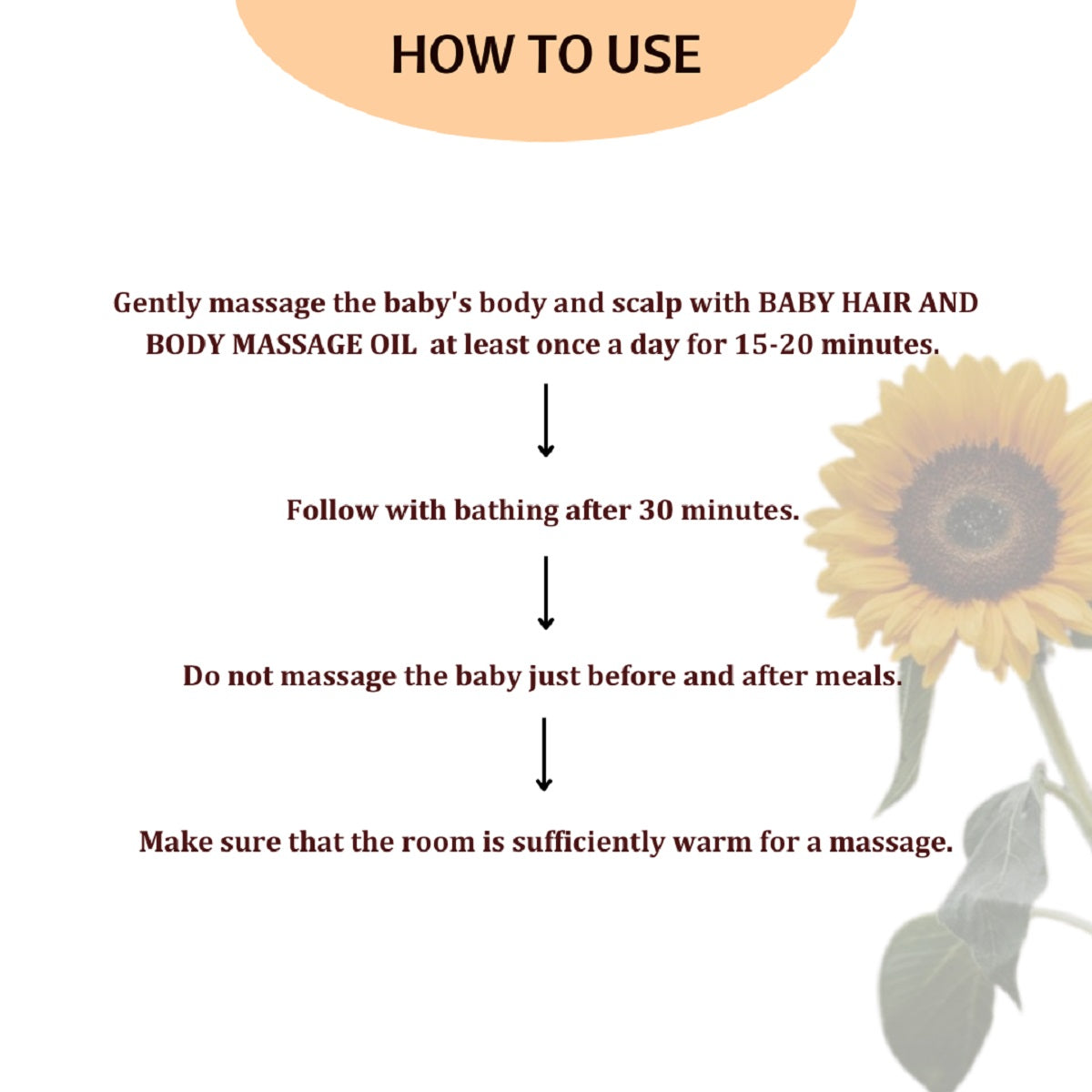 Baby Hair & Body Nourishing Massage Oil - 100 ml | Verified Sustainable by Brown Living™