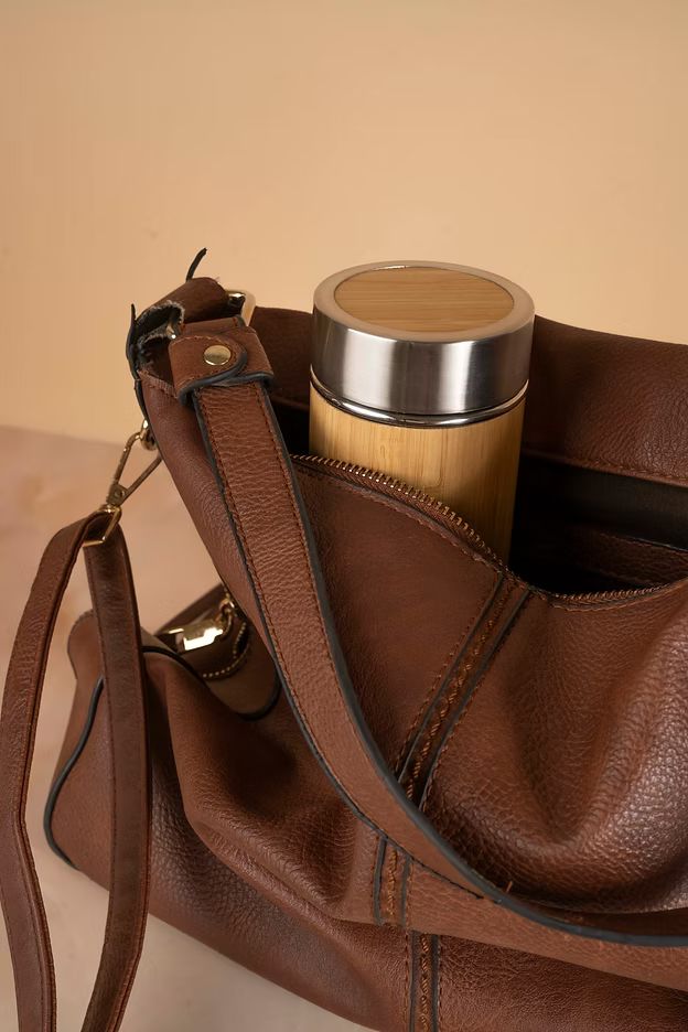 Bamboo Water Bottle | The Mindful Sipper Eco Friendly Bottle