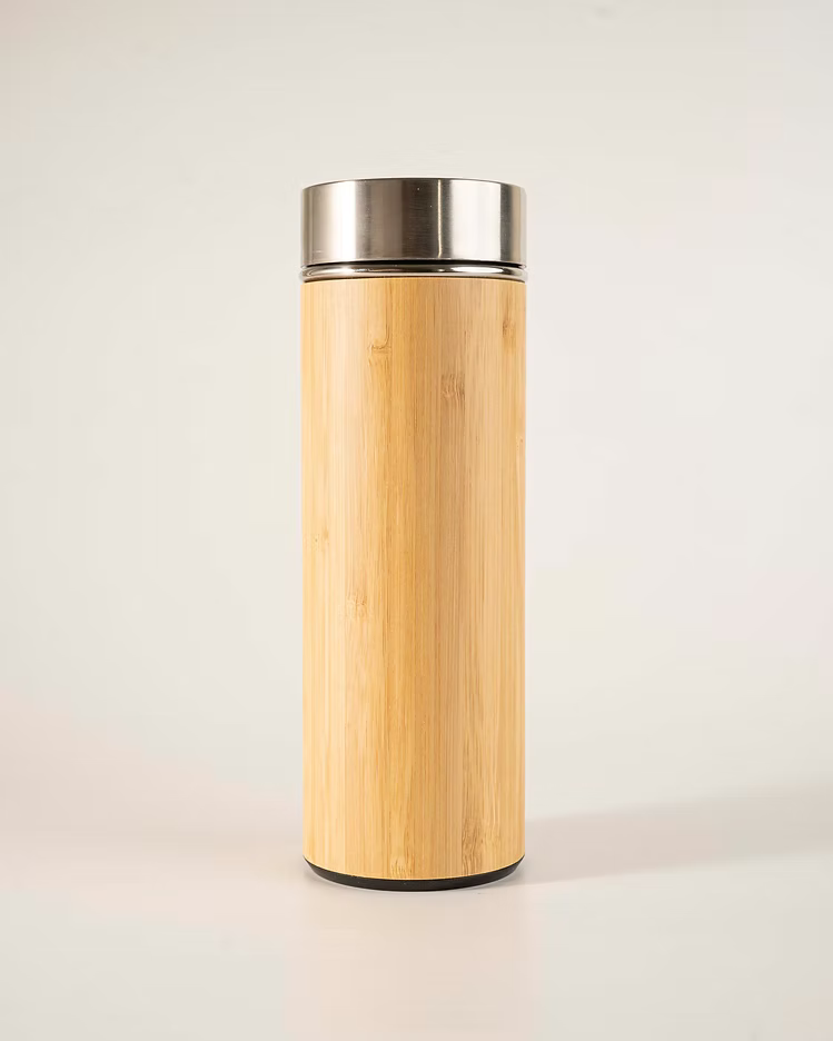 Bamboo Water Bottle | The Mindful Sipper Eco Friendly Bottle