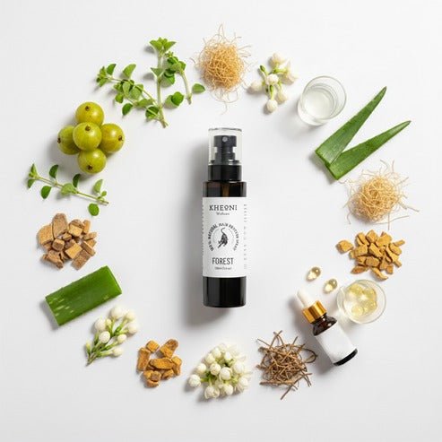 100% Natural Hair Reviver Spray – Hair Mist on Brown Living™. SKU: FFHCHS100L. Img 3.