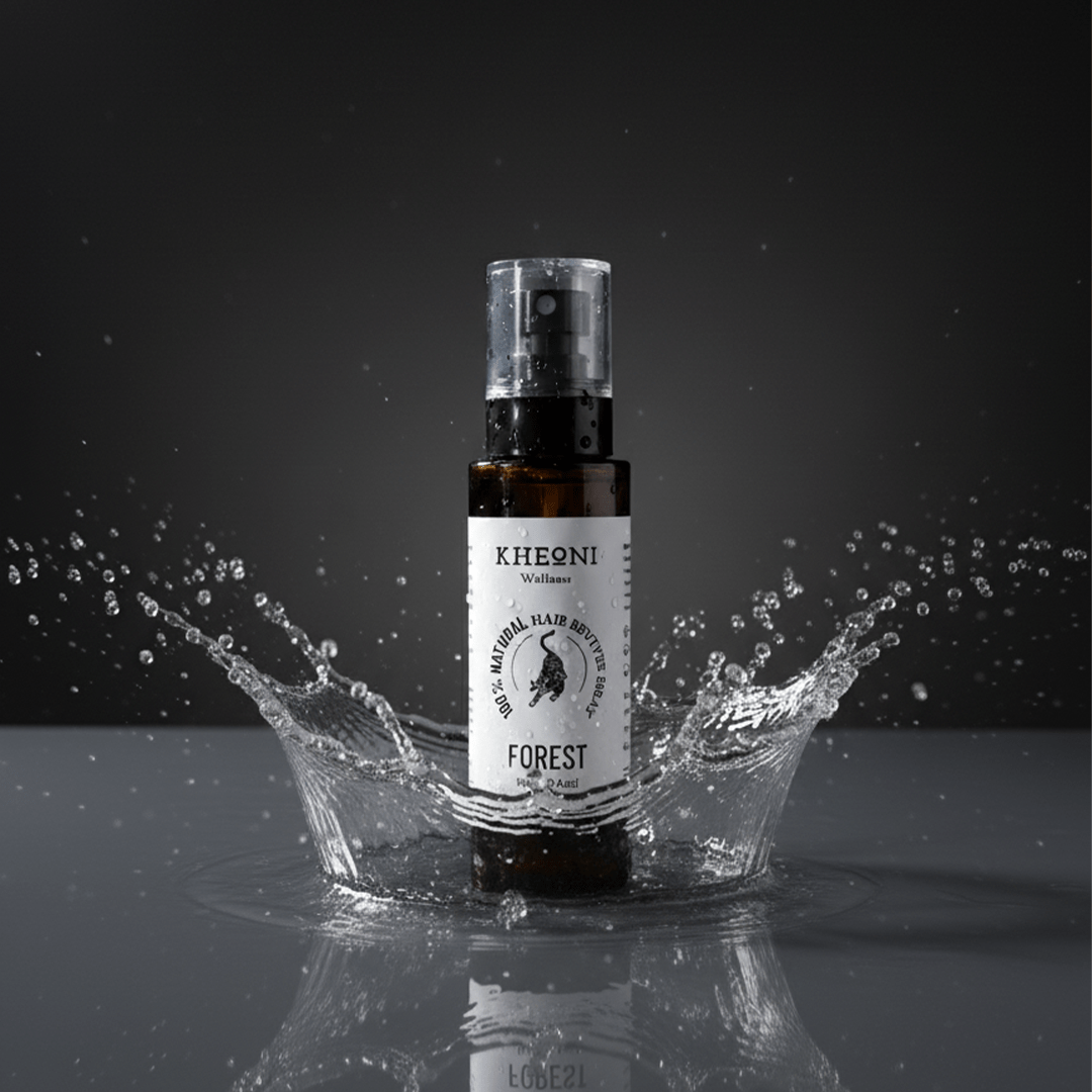 100% Natural Hair Reviver Spray | Strengthening & Nourishing Hair Mist – Hair Mist on Brown Living™. SKU: FFHCHS100L. Img 3.