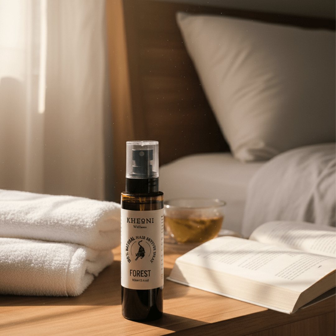 100% Natural Hair Reviver Spray | Strengthening & Nourishing Hair Mist – Hair Mist on Brown Living™. SKU: FFHCHS100L. Img 9.