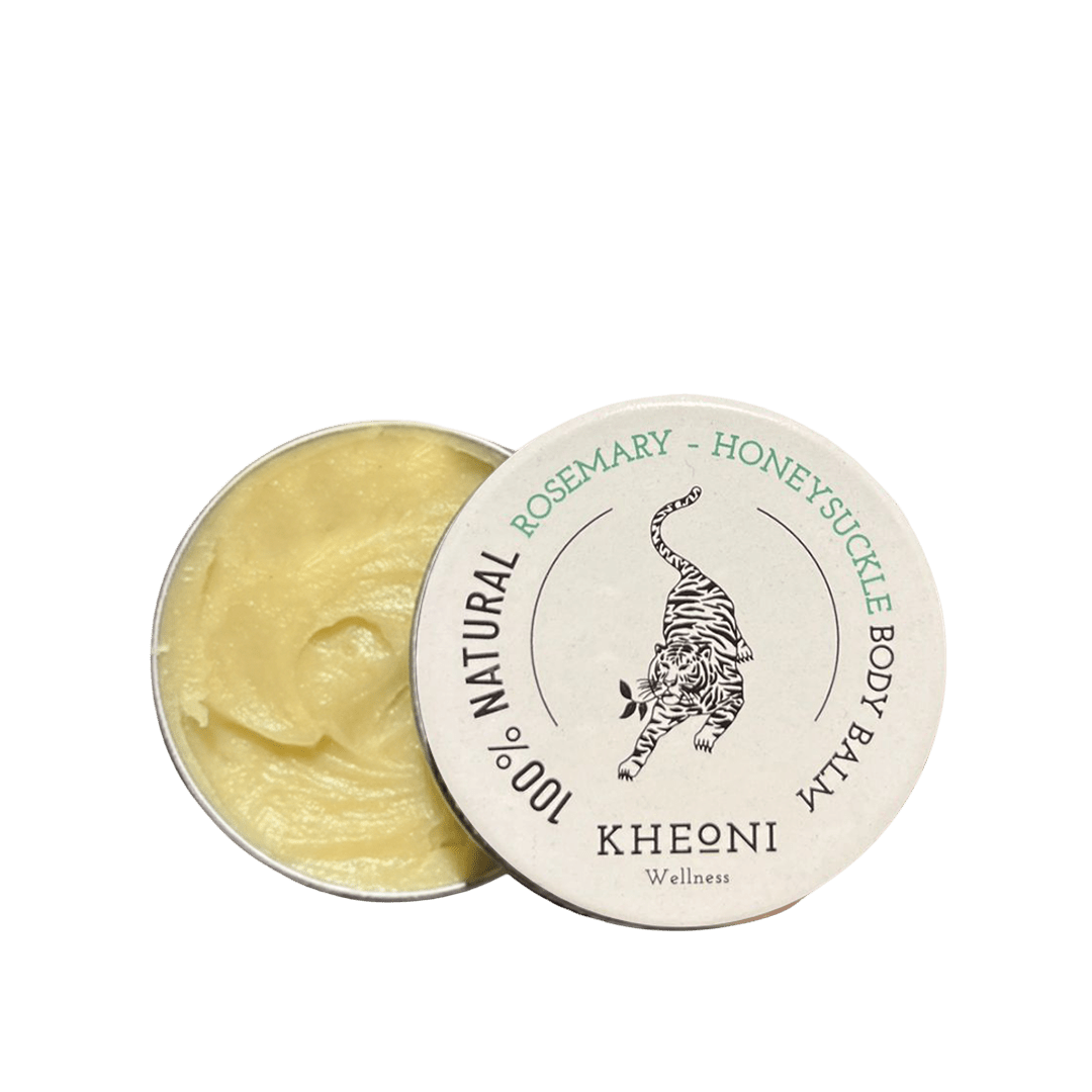 100% Natural Rosemary - Honeysuckle Body Balm – Body Butter on Brown Living™. SKU: FFBBRH030G. Img 1.