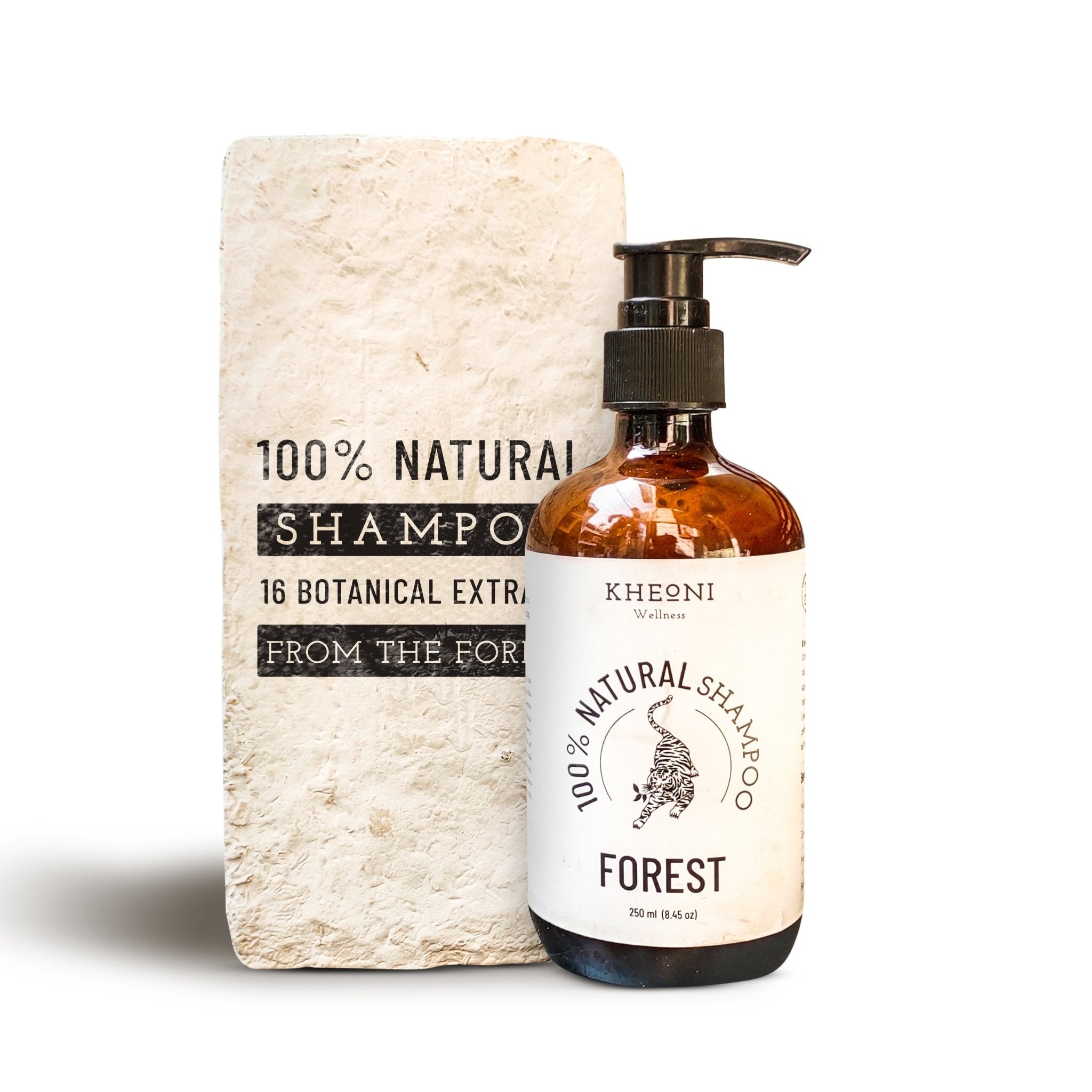 100% Natural Shampoo - Forest – Hair Shampoo on Brown Living™. SKU: FFNS0250L. Img 1.