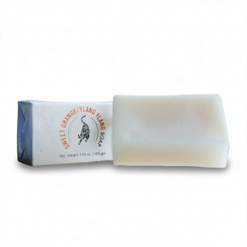 100% Natural Sweet Orange / Ylang Ylang Soap – Soap on Brown Living™. SKU: FFSOOY100G. Img 1.