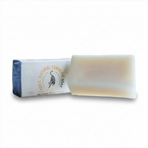 100% Natural Turmeric Soap – Soap on Brown Living™. SKU: FFSOTU100G. Img 1.