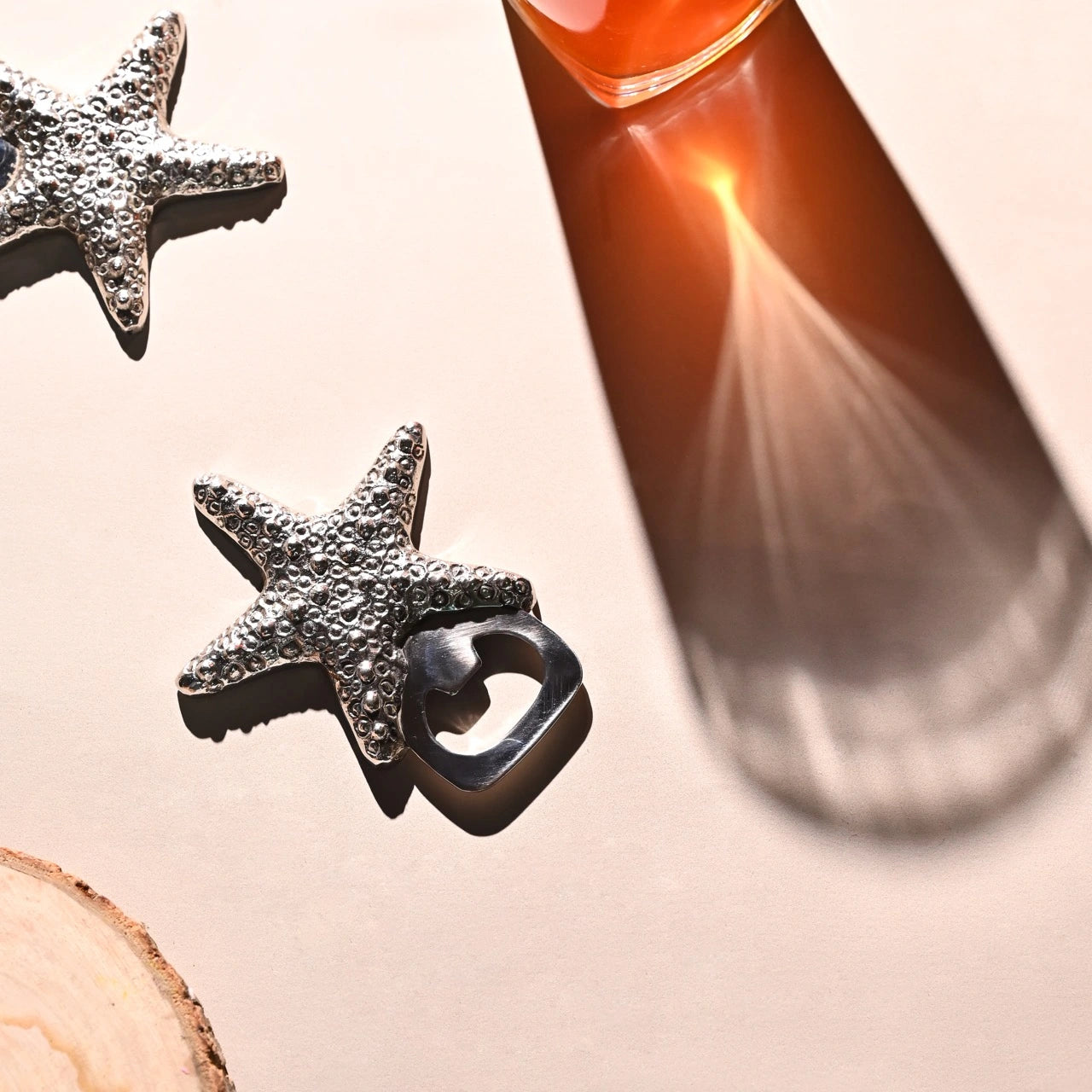 Meen (Starfish) Brass Bottle Opener | Bar Accessories