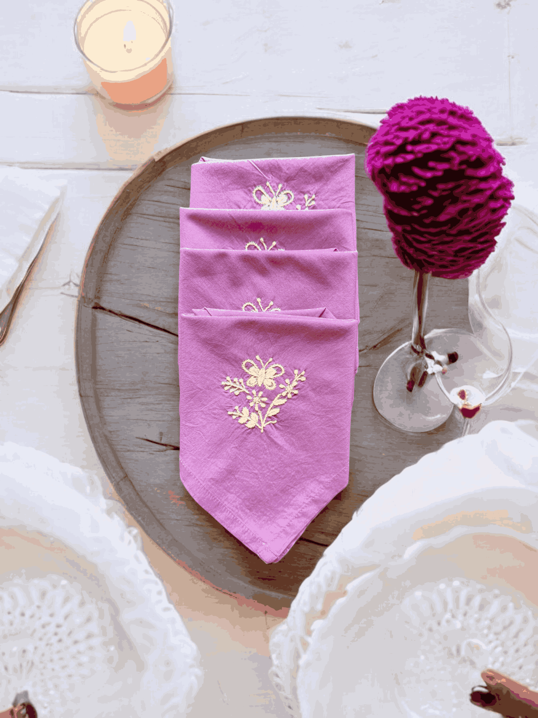 Anthophile Dinner Napkin- Set of 2