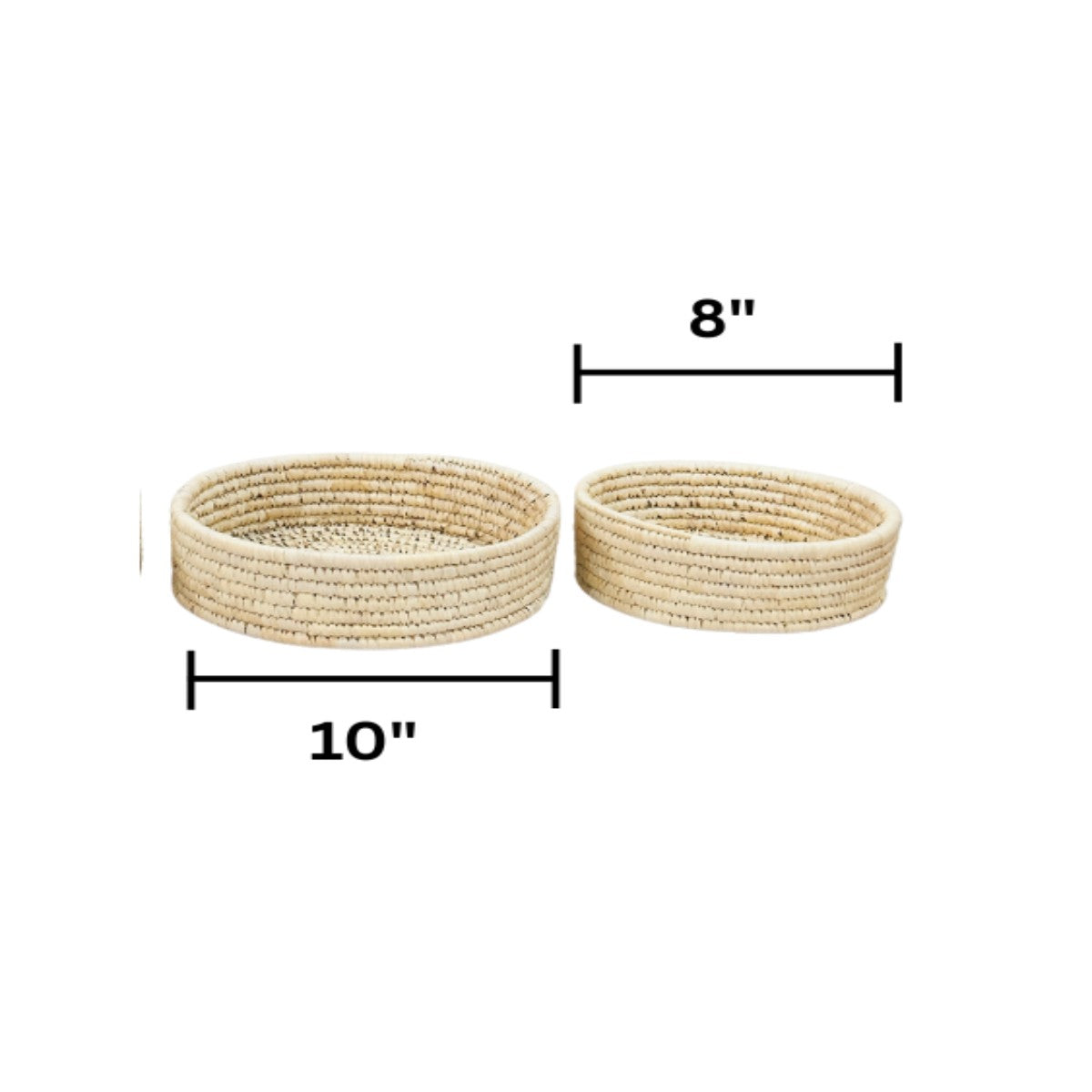 Swadeh Sabai Multi-purpose Grass Basket | Set of 2