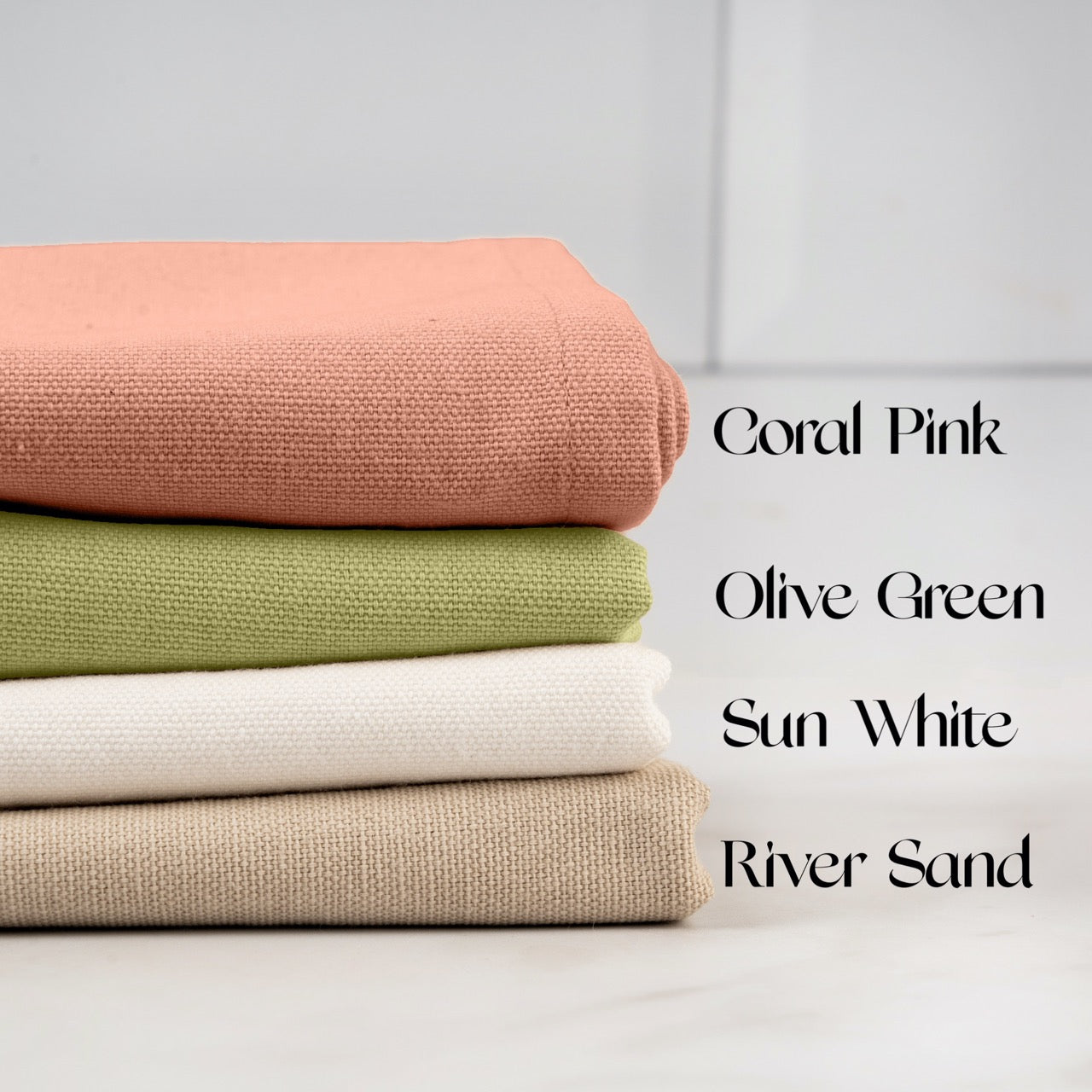 Organic Cotton Kitchen Towels with Plant Based Dyes -18" x 27"