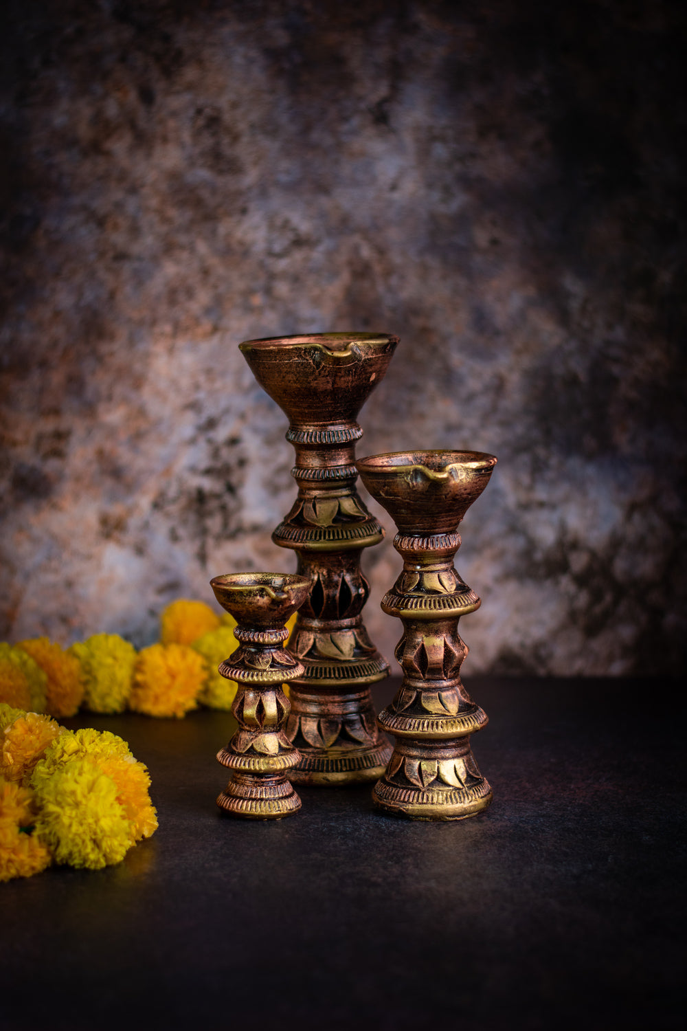 Candle Stand Set – Handmade Festive Decor