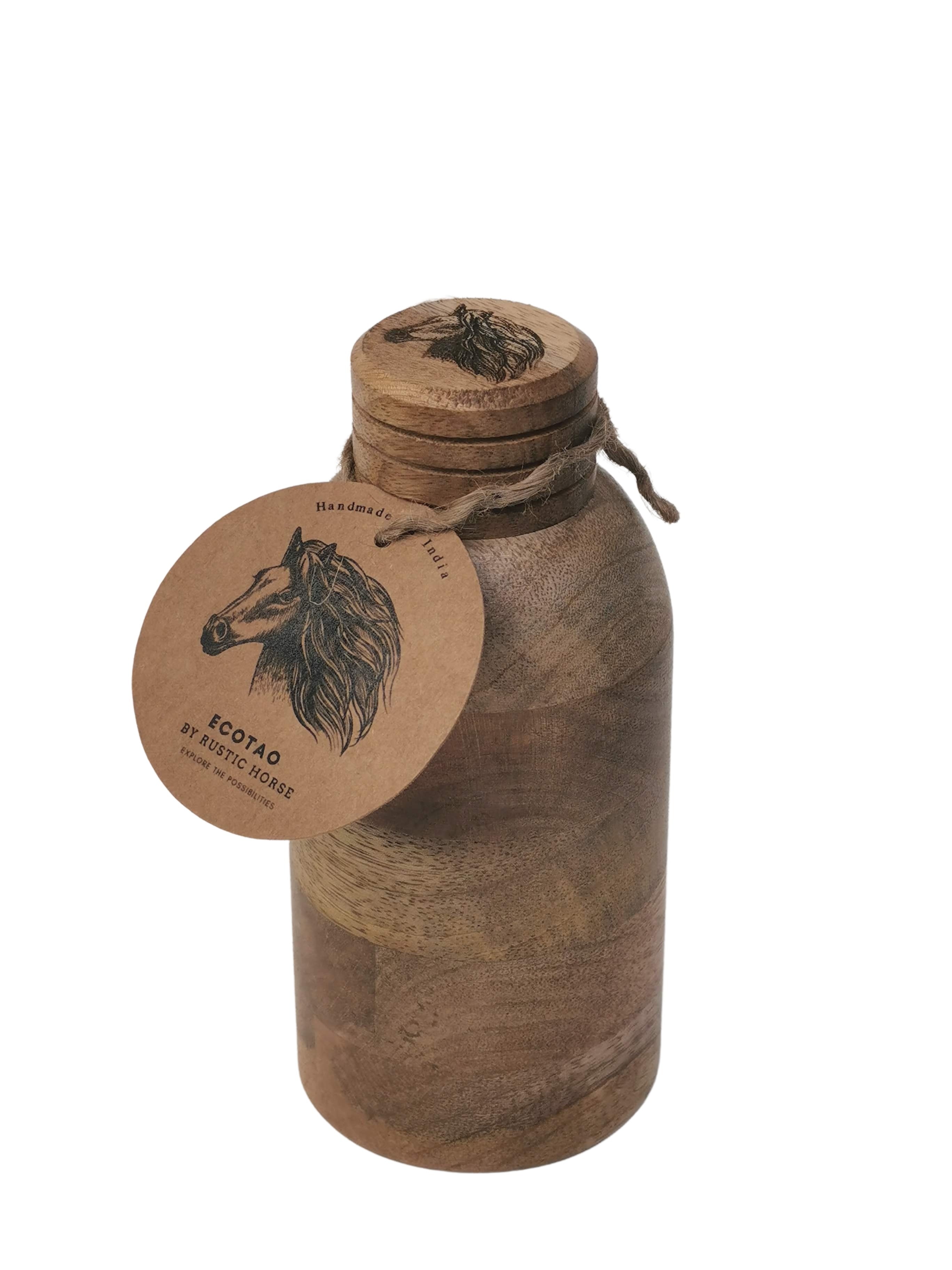 Eco Friendly Wooden Bottle | Multipurpose Leak proof Bottle