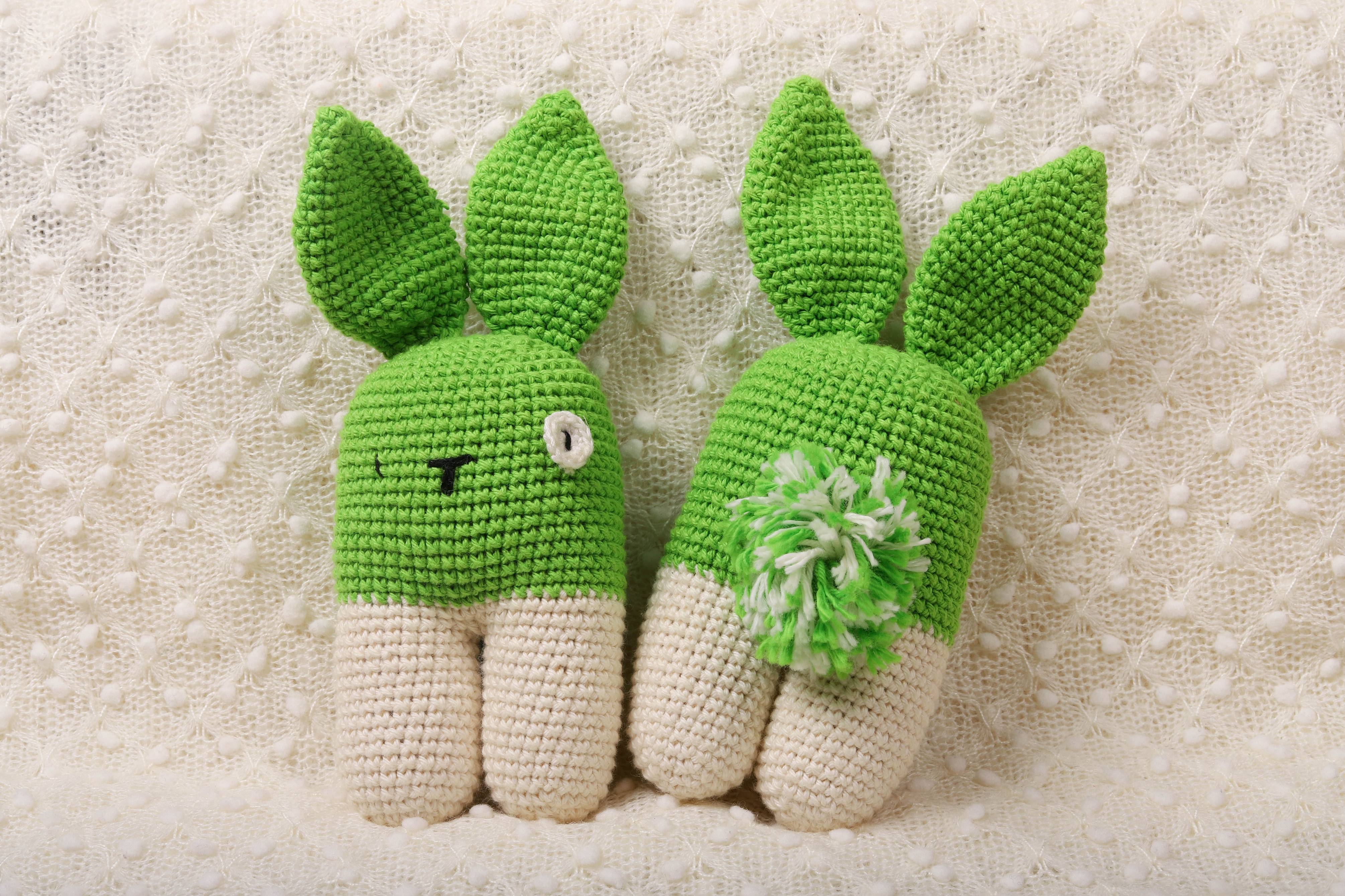 Bubblegum Crochet Rattle – Baby Toy