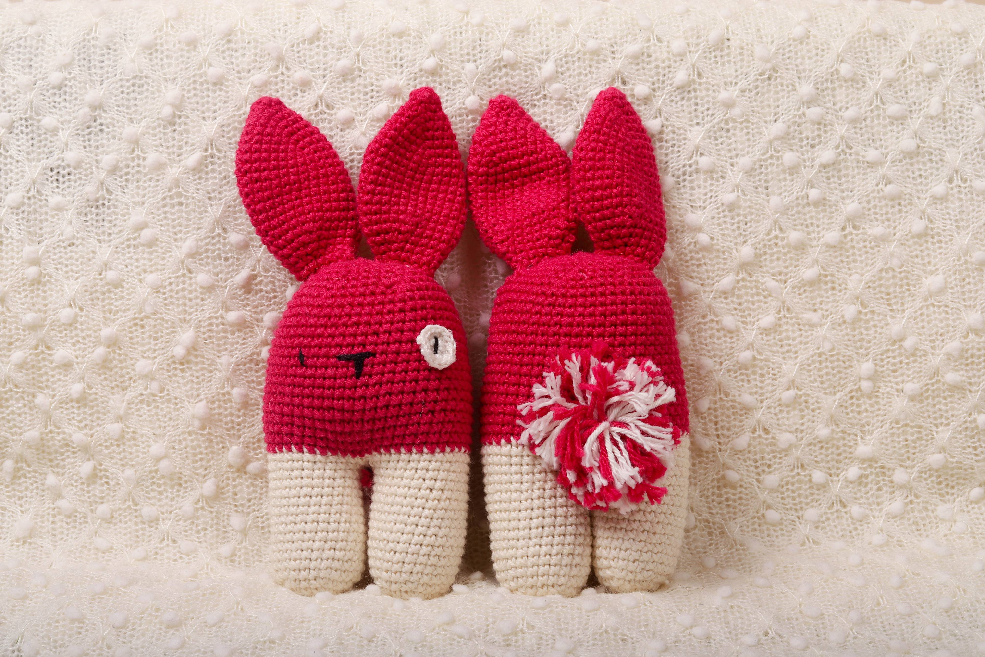 Bubblegum Crochet Rattle – Baby Toy
