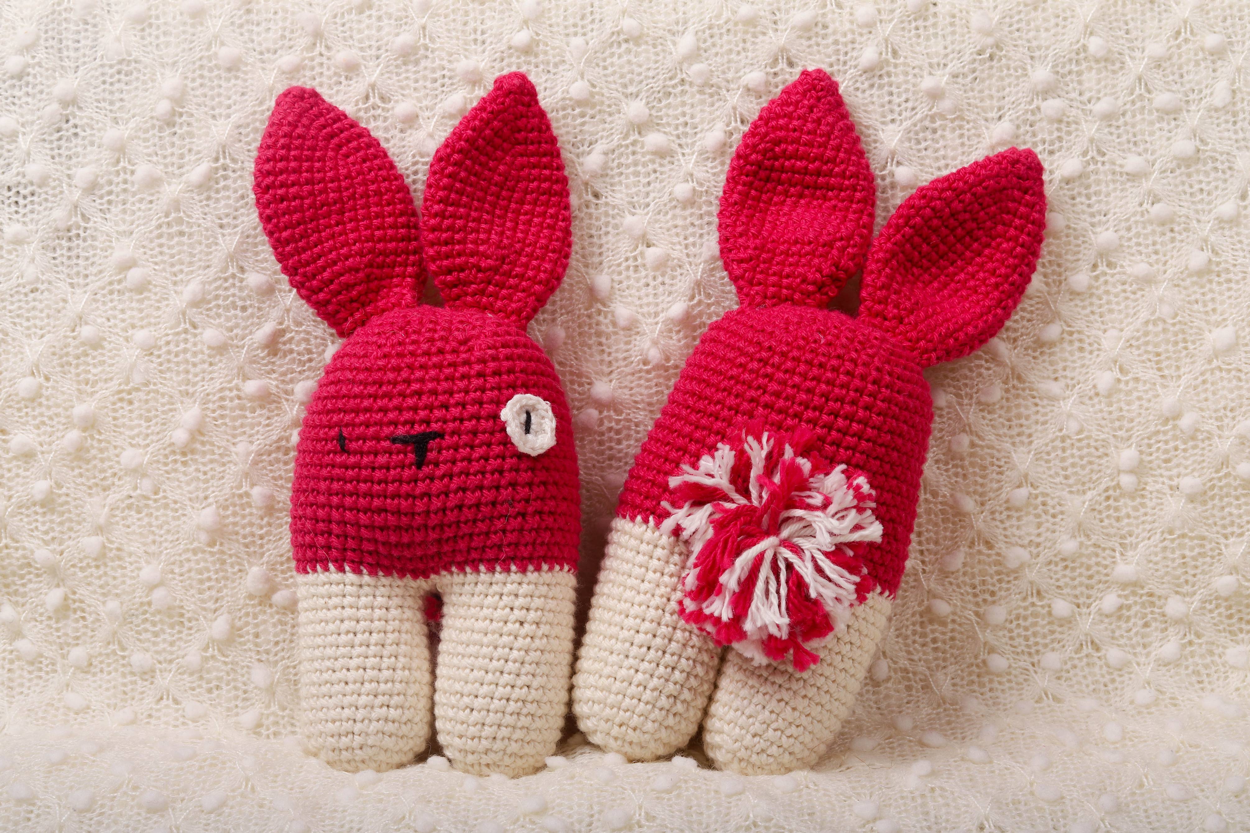 Bubblegum Crochet Rattle – Baby Toy