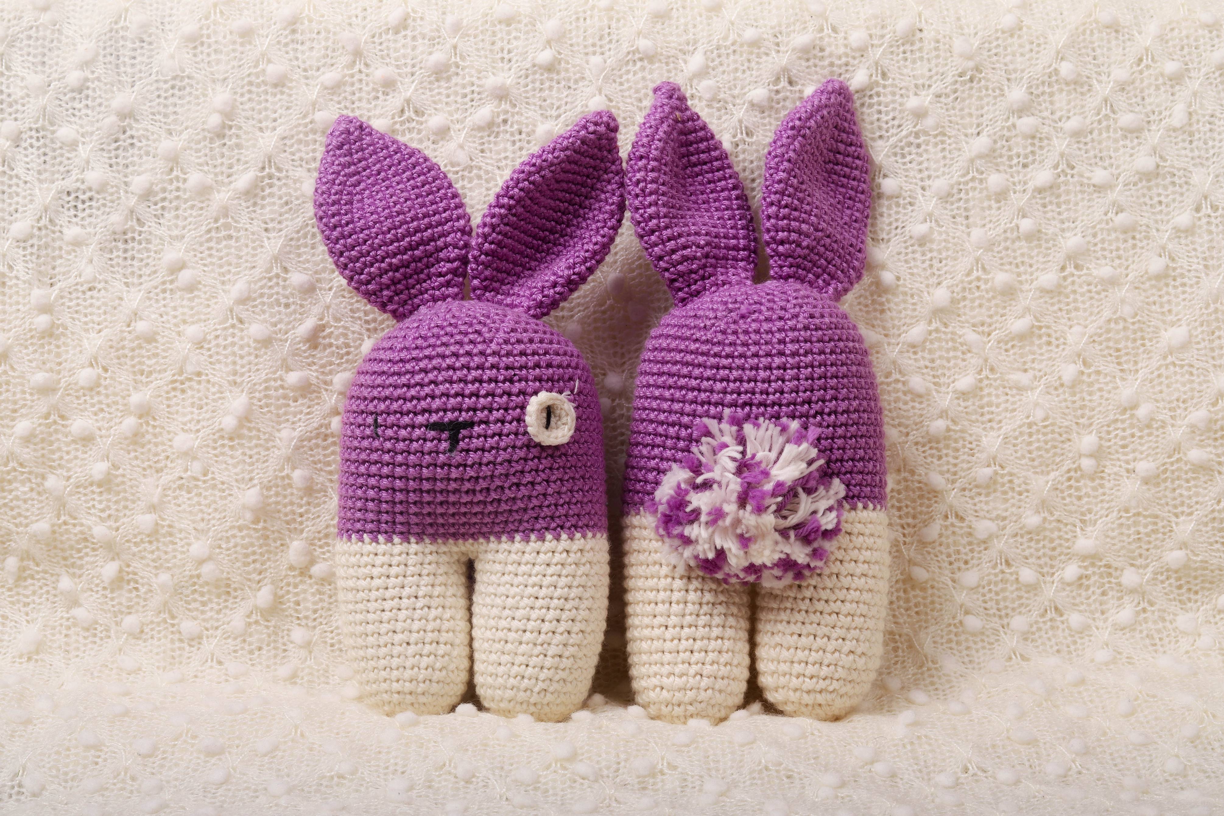 Bubblegum Crochet Rattle – Baby Toy