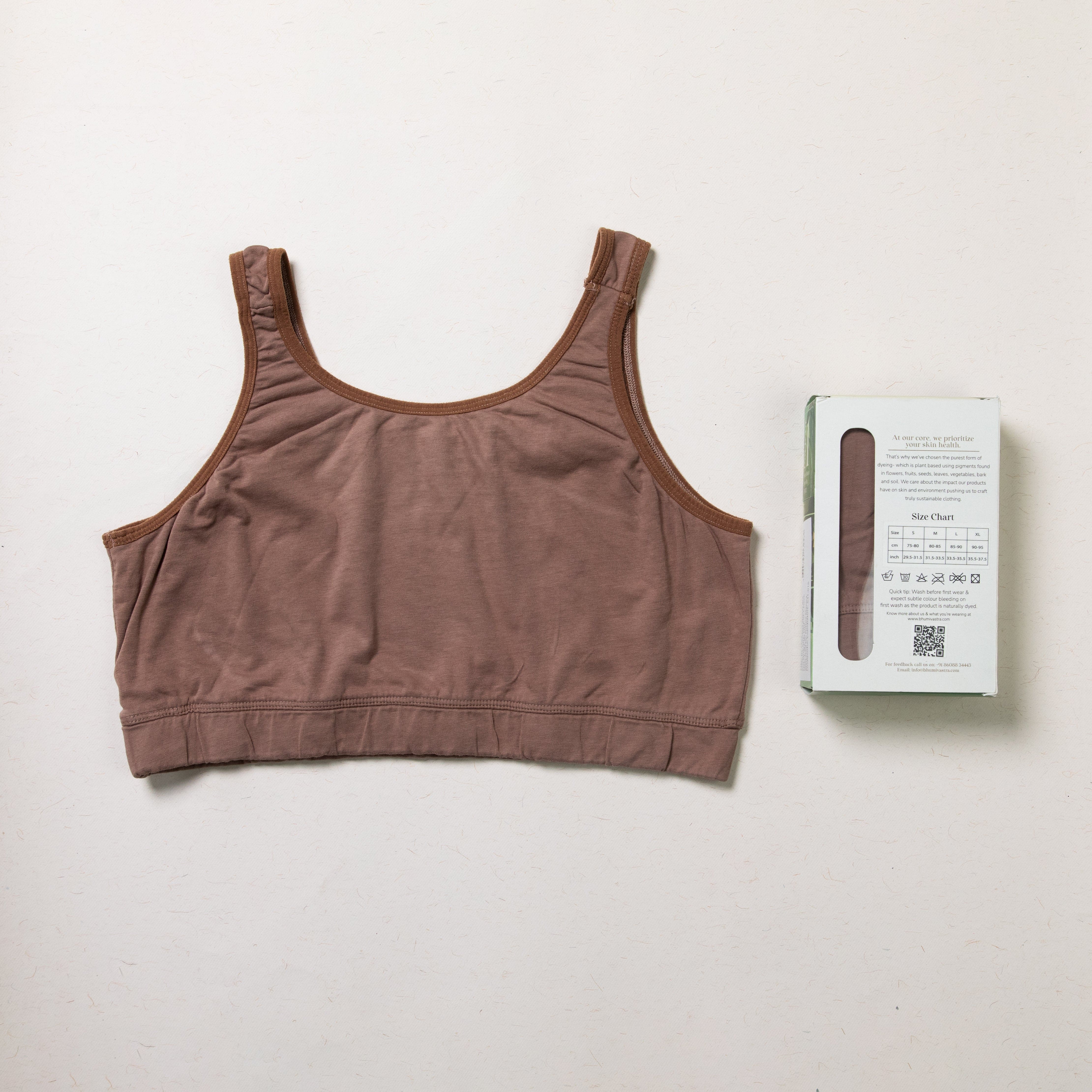 Women’s Organic Sports Bra – Plant Dyed, Toxin-Free & Anti-Microbial