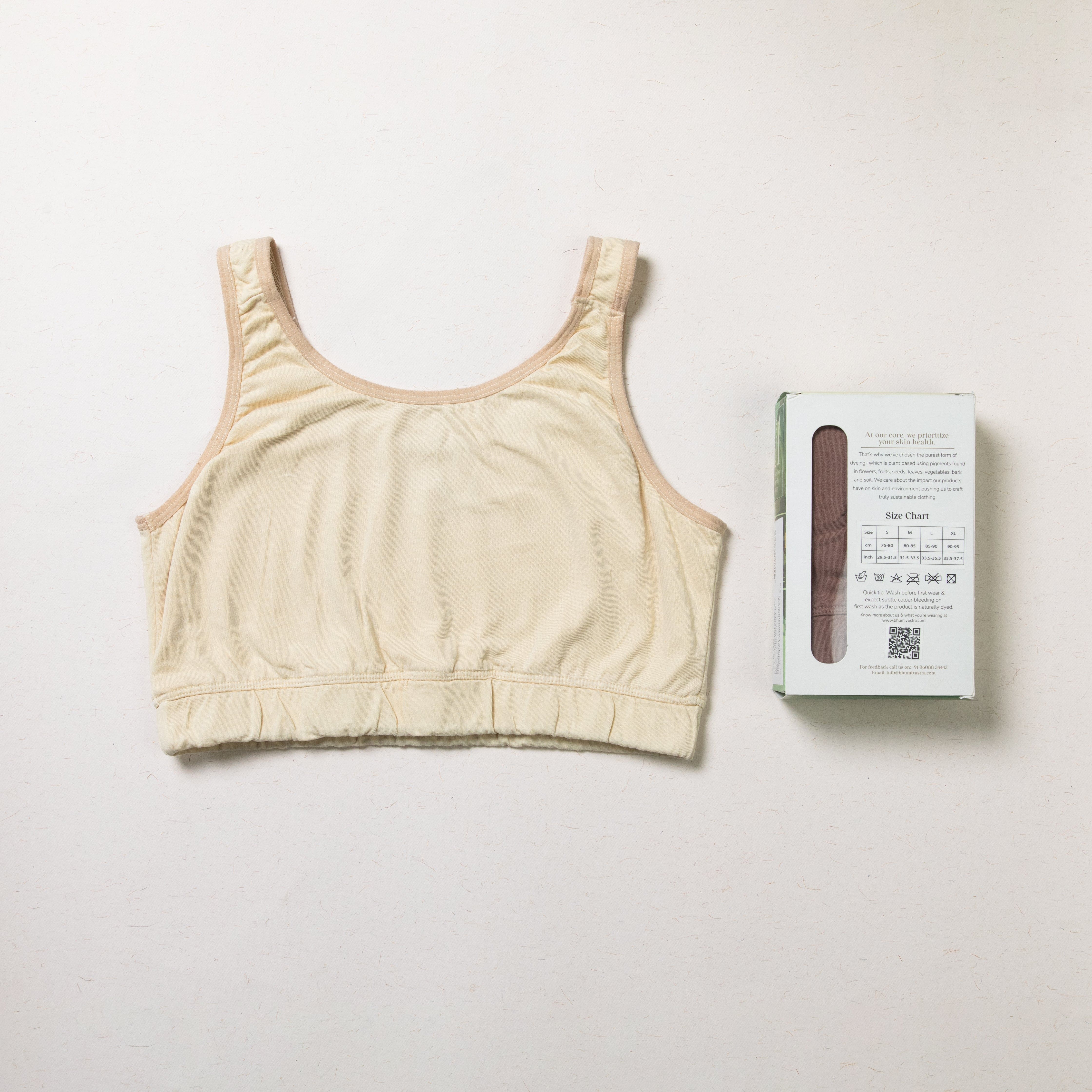 Women’s Organic Sports Bra – Plant Dyed, Toxin-Free & Anti-Microbial