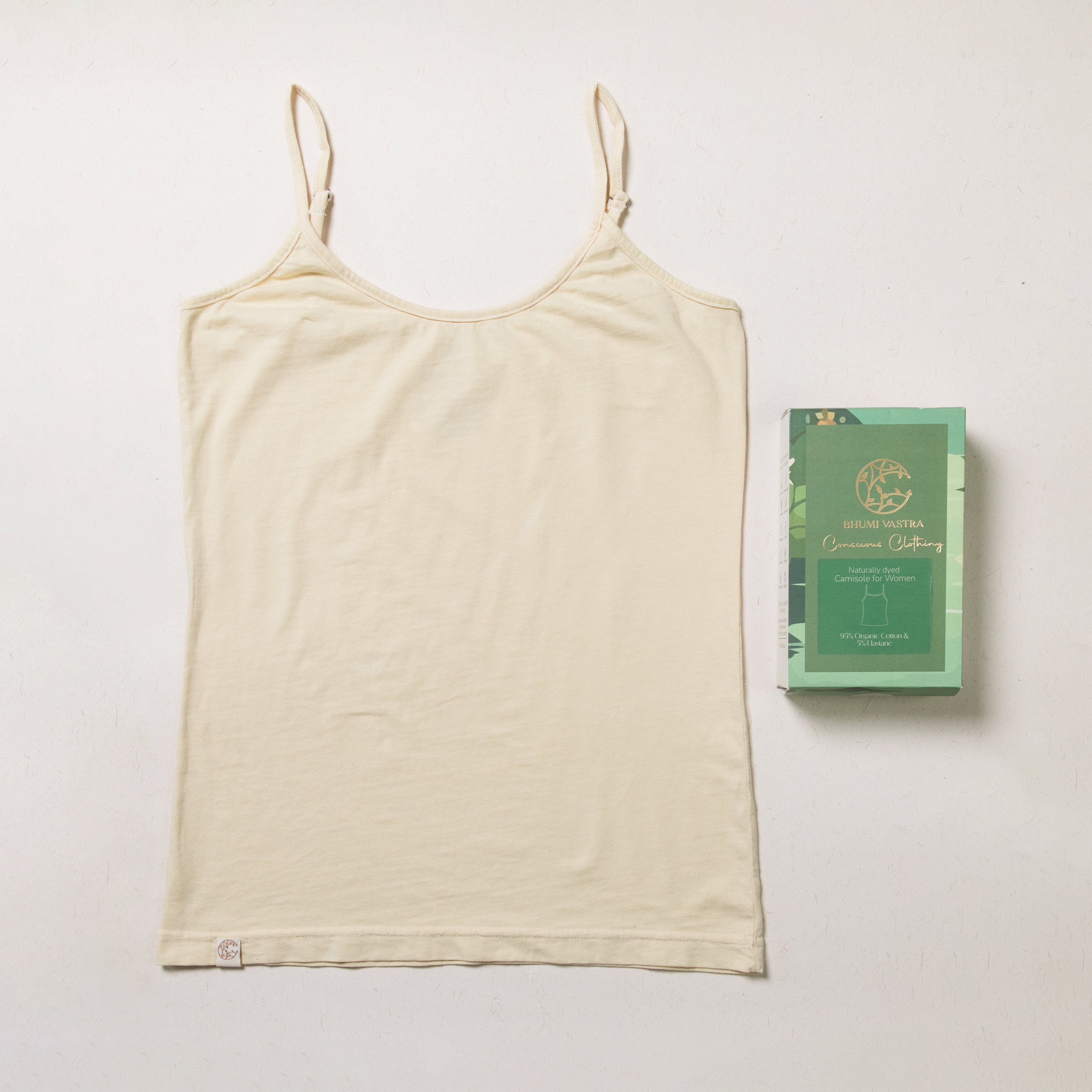 Women’s Organic Camisole/Slip – Soft, Plant Dyed & Anti-Microbial