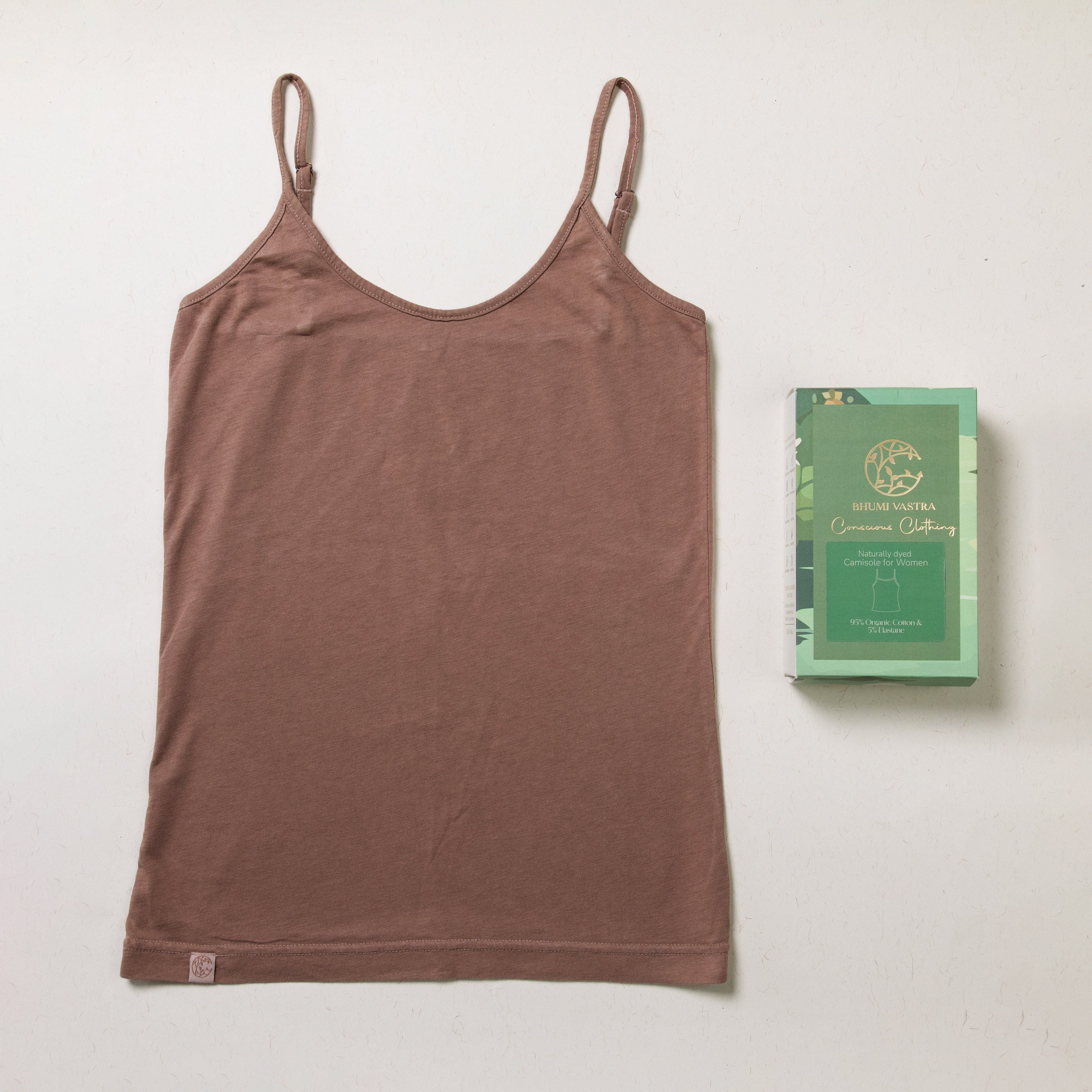 Women’s Organic Camisole/Slip – Soft, Plant Dyed & Anti-Microbial