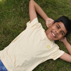 Kid’s Unisex T-Shirt – Plant Dyed, 0 Toxin & Anti-Microbial