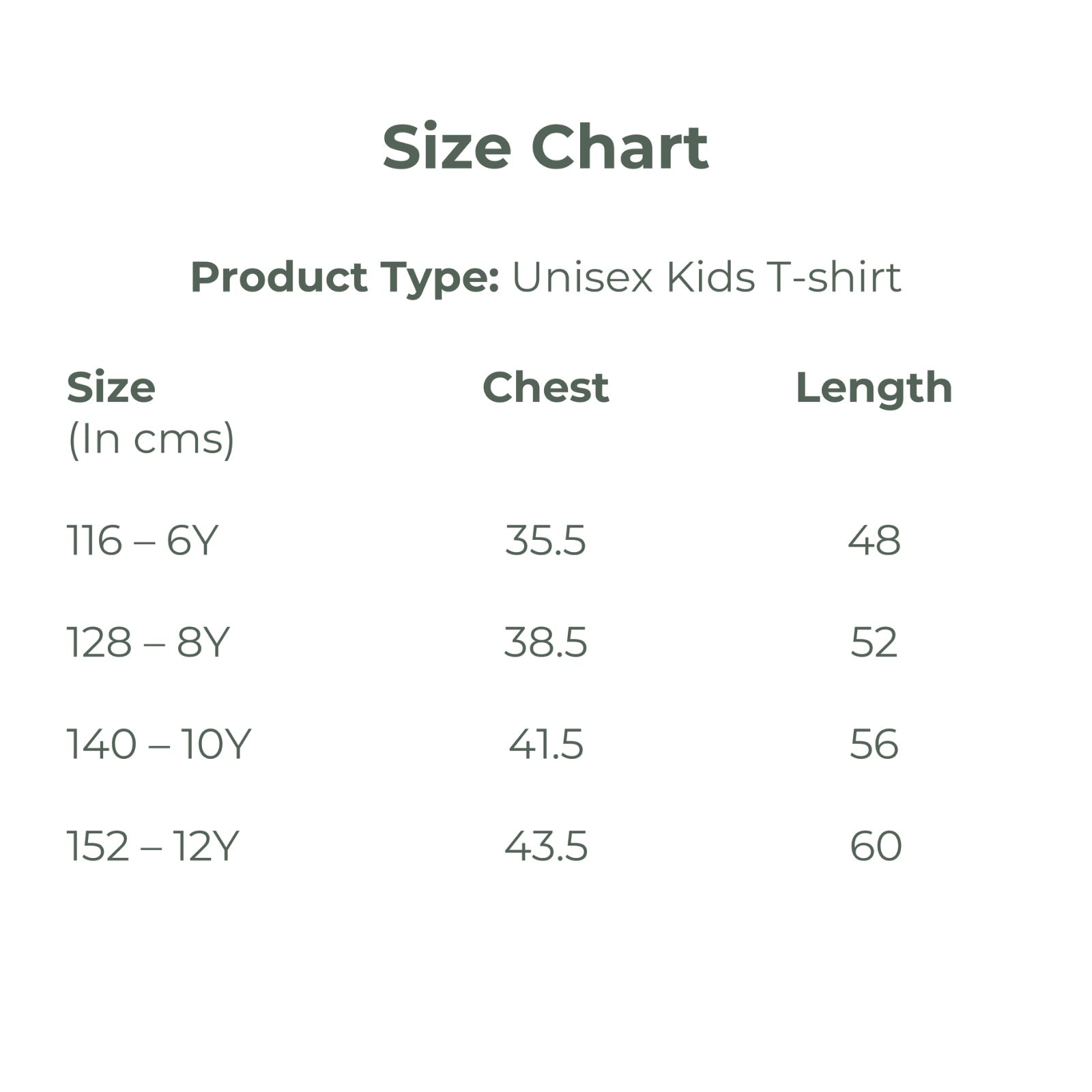 Kid’s Unisex T-Shirt – Plant Dyed, 0 Toxin & Anti-Microbial