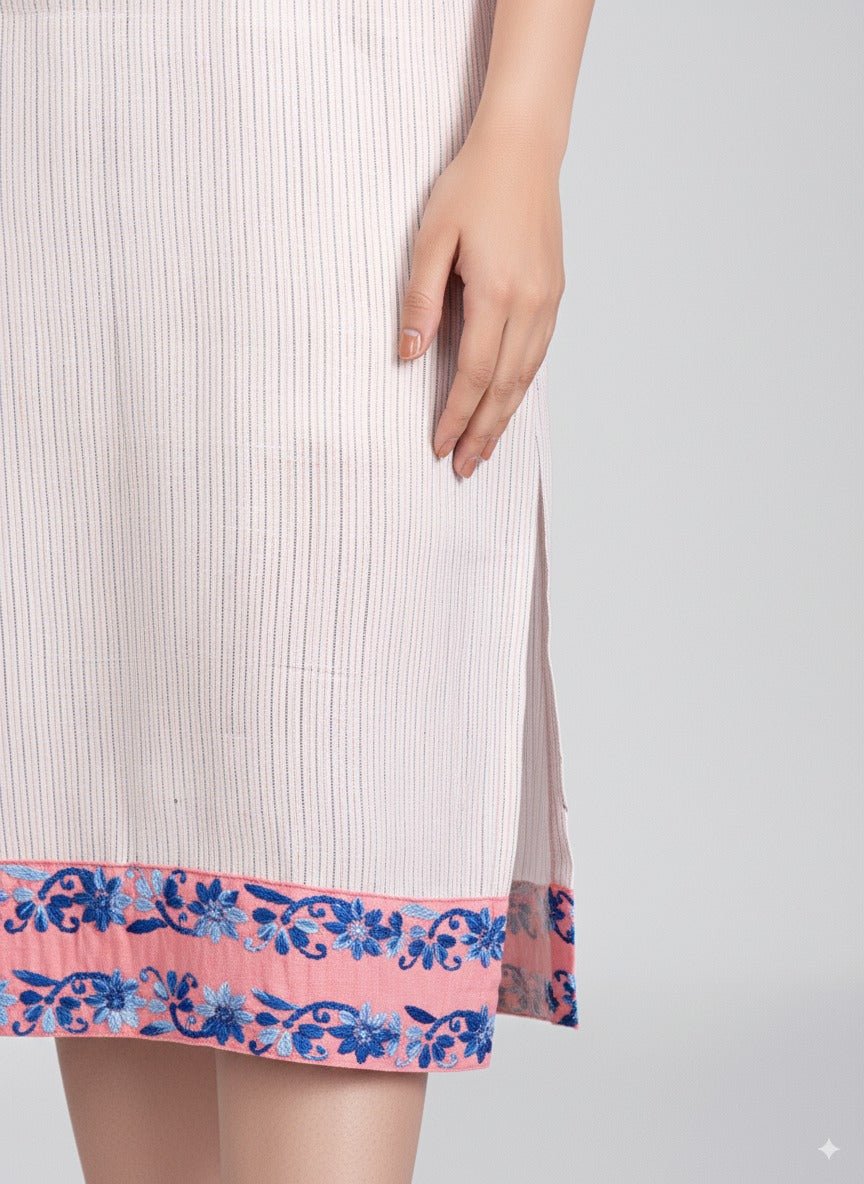 Handcrafted Chikankari Kurta – Ethnic Wear
