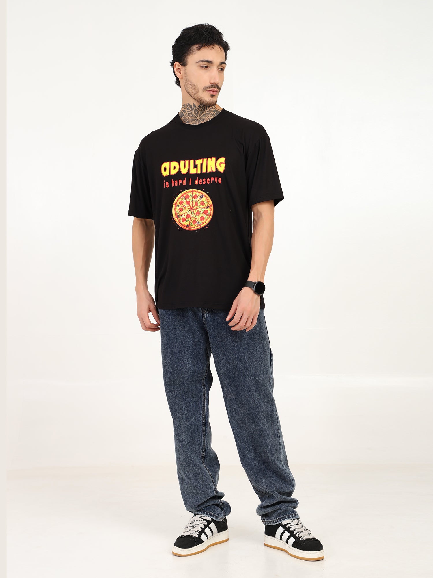 Men Oversized Bamboo T-Shirt – Soft, Breathable & Sustainable Fit