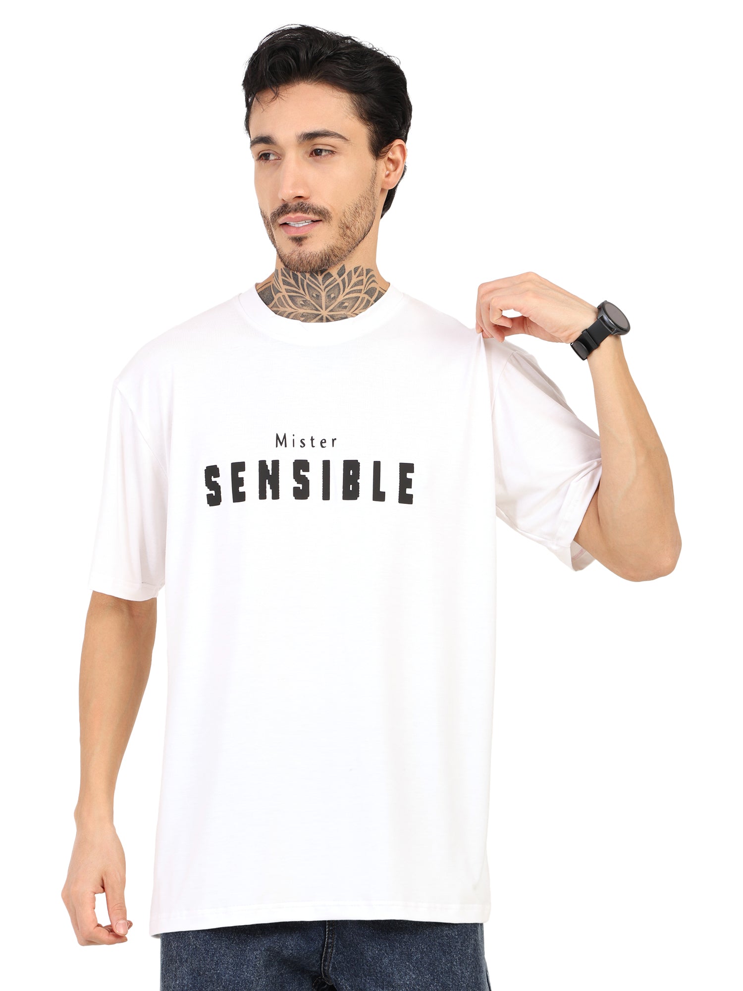 Men Oversized Bamboo T-Shirt – Soft, Breathable & Sustainable Fit