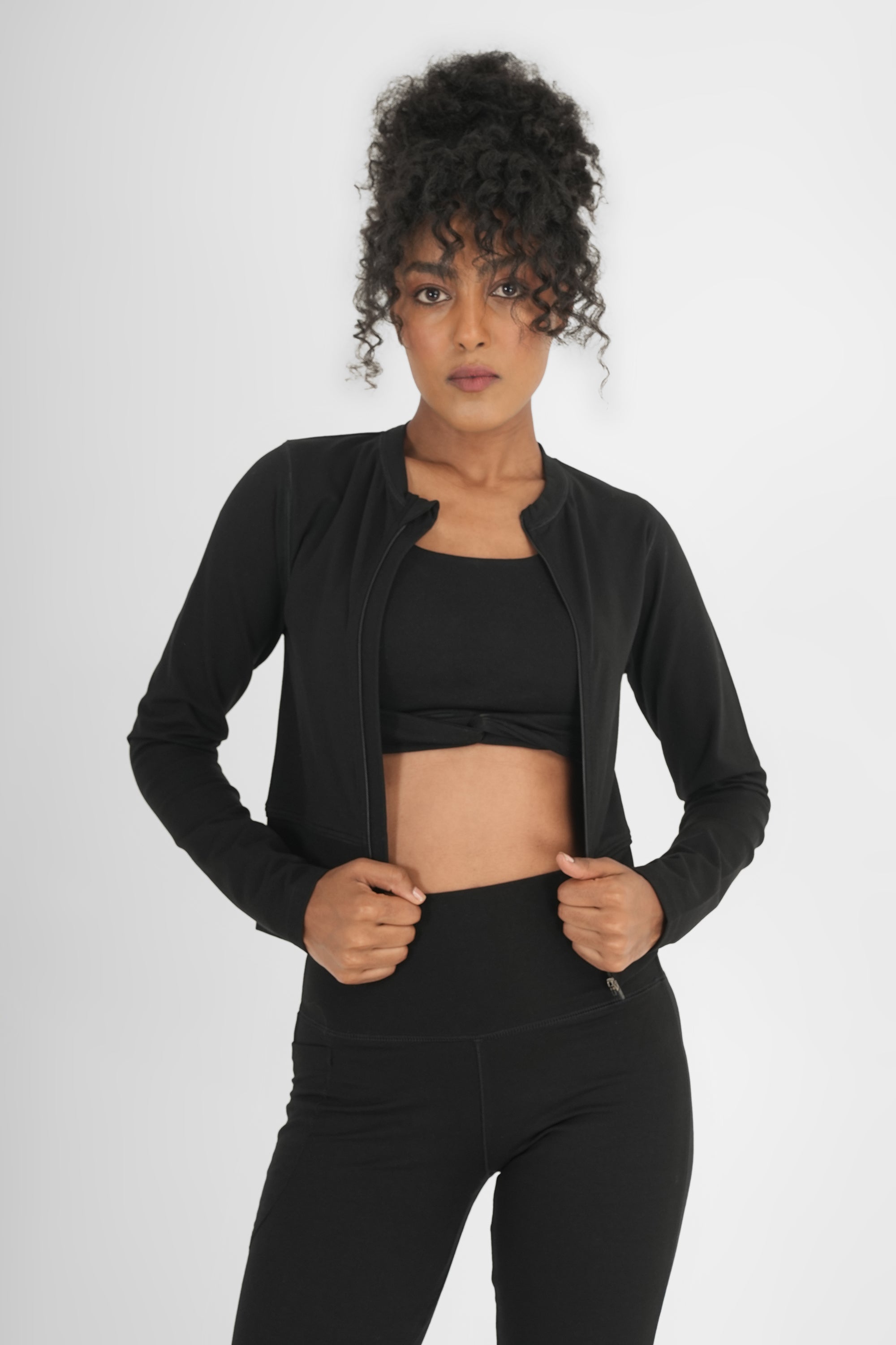 High Stretch Snug Fit Jacket – Lightweight & Flexible Activewear