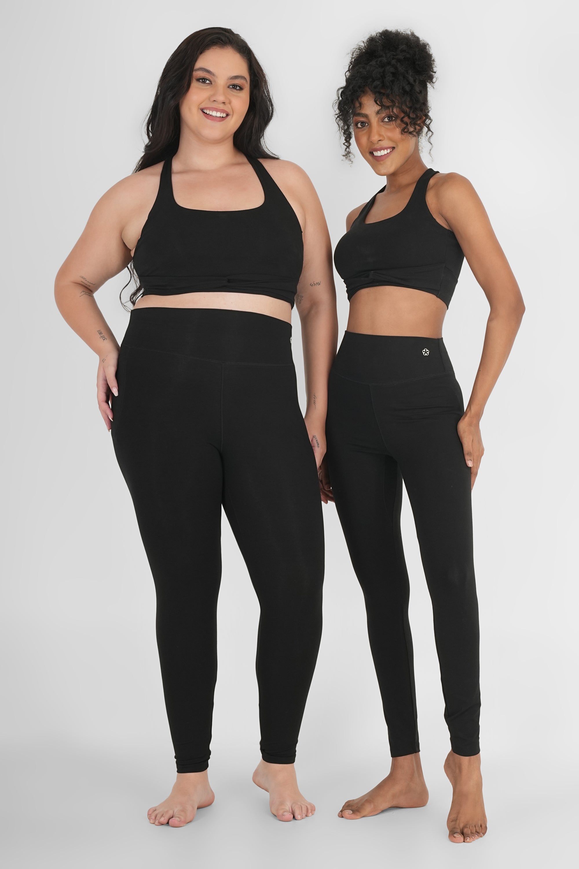Ash Black Co-ordinated | Sleek & Comfortable Women’s Activewear Set