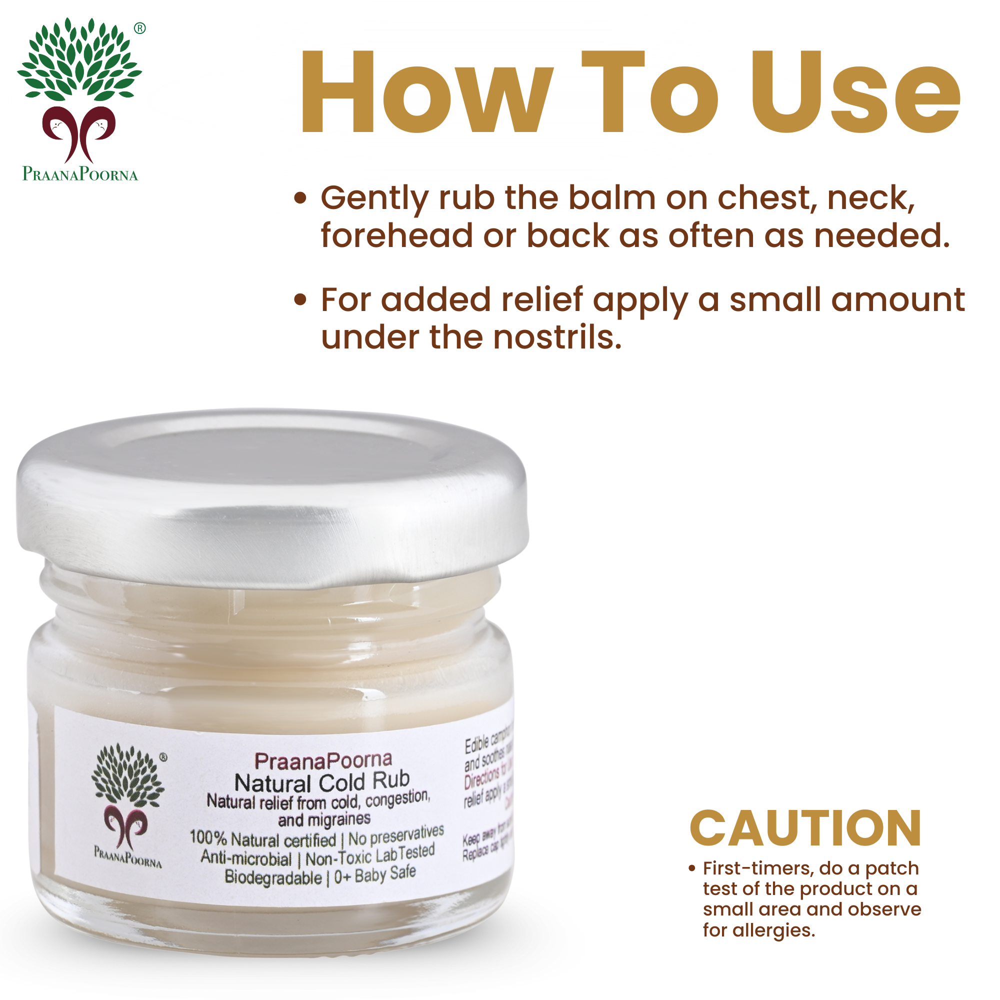Natural Cold Rub-25g