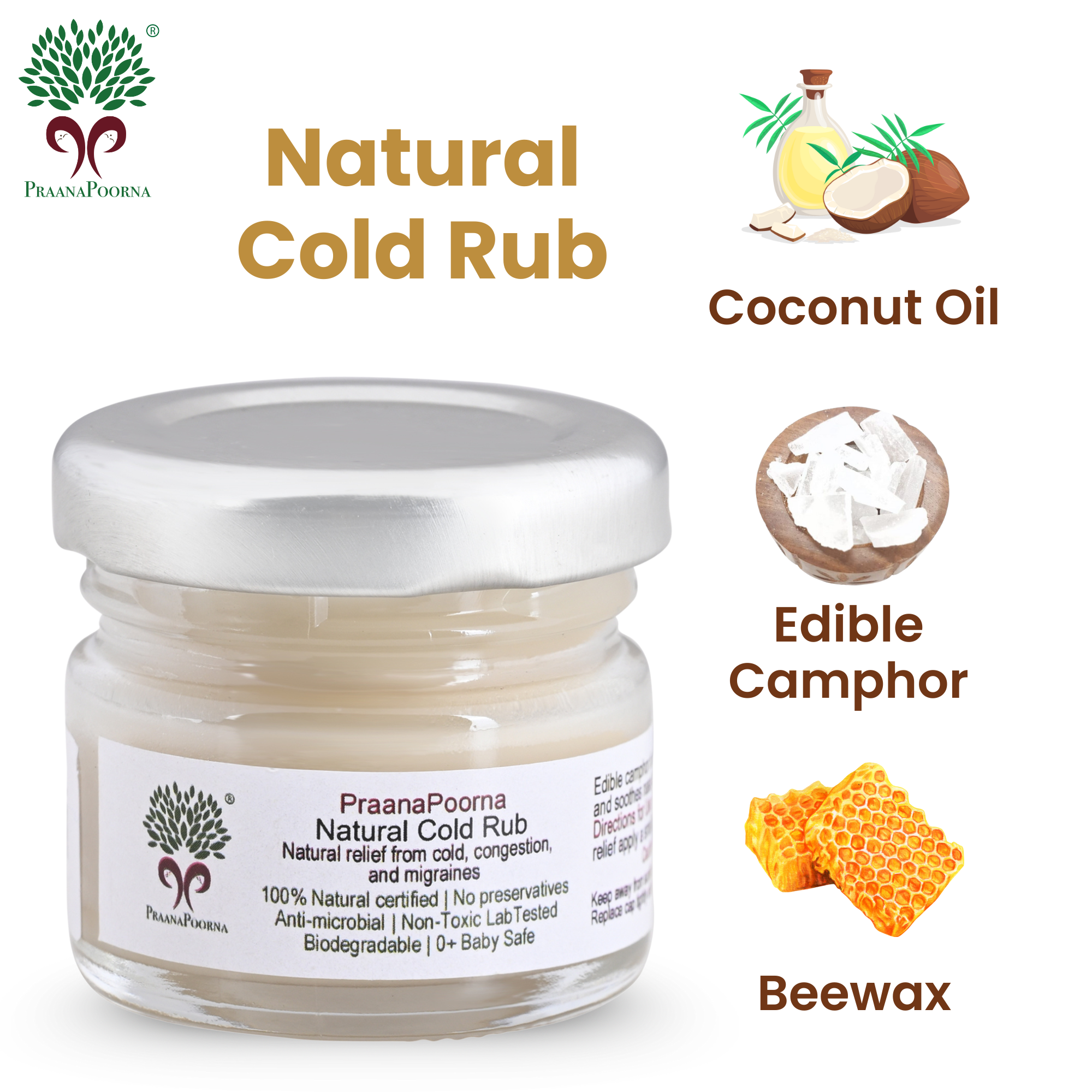 Natural Cold Rub-25g
