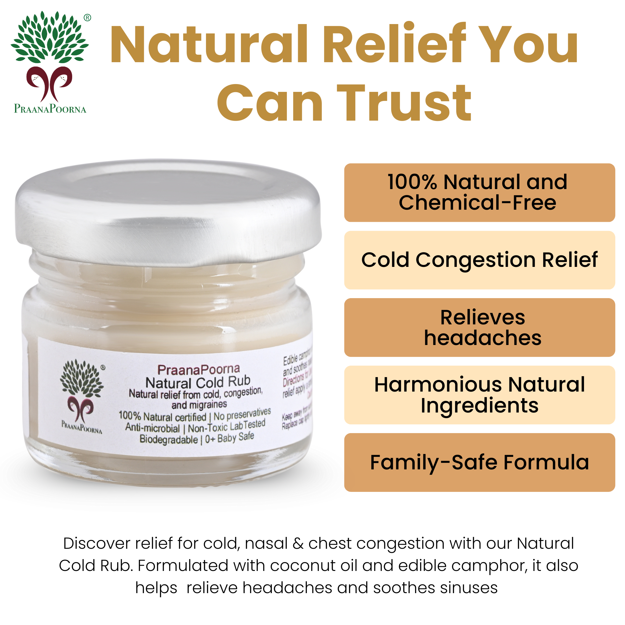 Natural Cold Rub-25g
