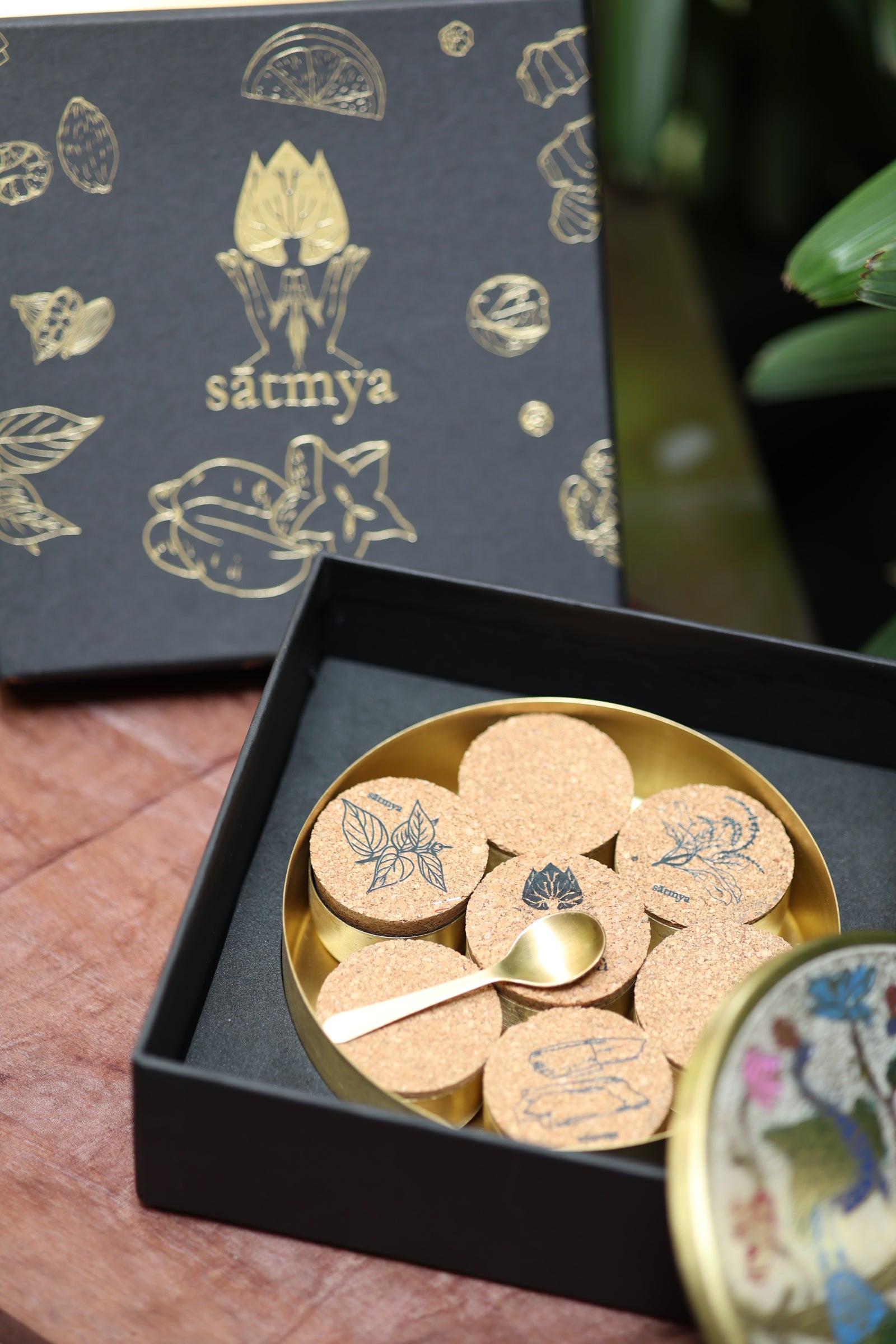 Paramparā Box | Handcrafted Brass Mukhwas Box for Traditional Serving