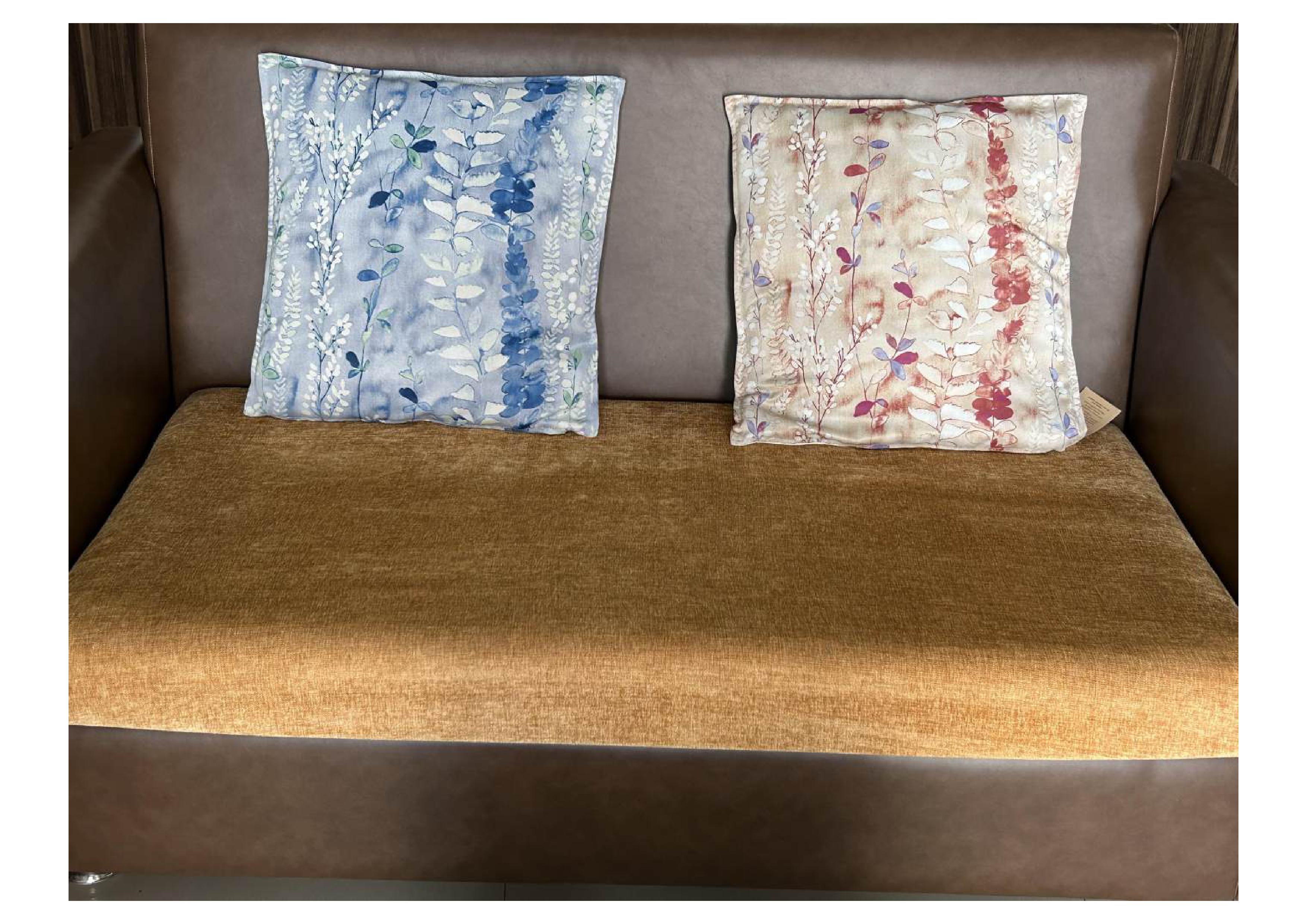 Handcrafted Cushion Covers – Set of 6 | Upcycled Cloth Textures
