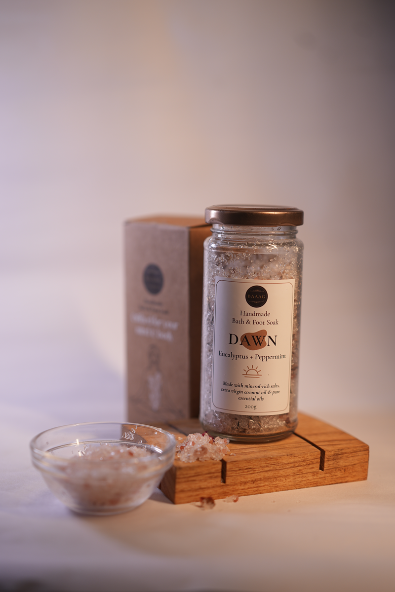 Dawn Aromatherapy Bath & Foot Soak – Eucalyptus & Peppermint