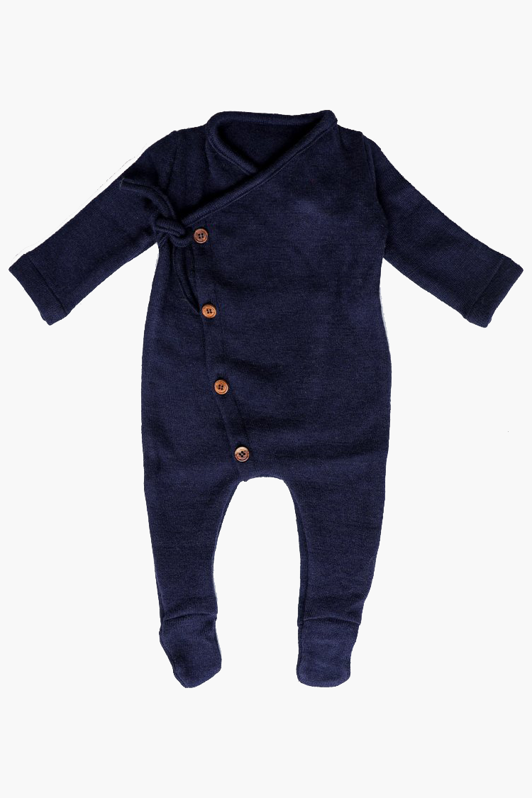 Full Onesie for Babies | Pure Wool Herbal Dyed Full Sleeved Tee