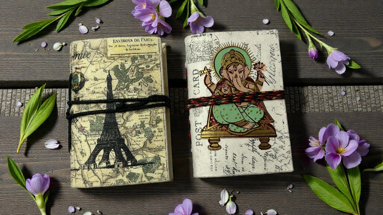 Mini Recycled Paper Journal Pack of 2