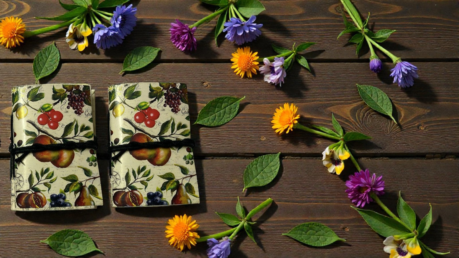 Mini Recycled Paper Journal Pack of 2