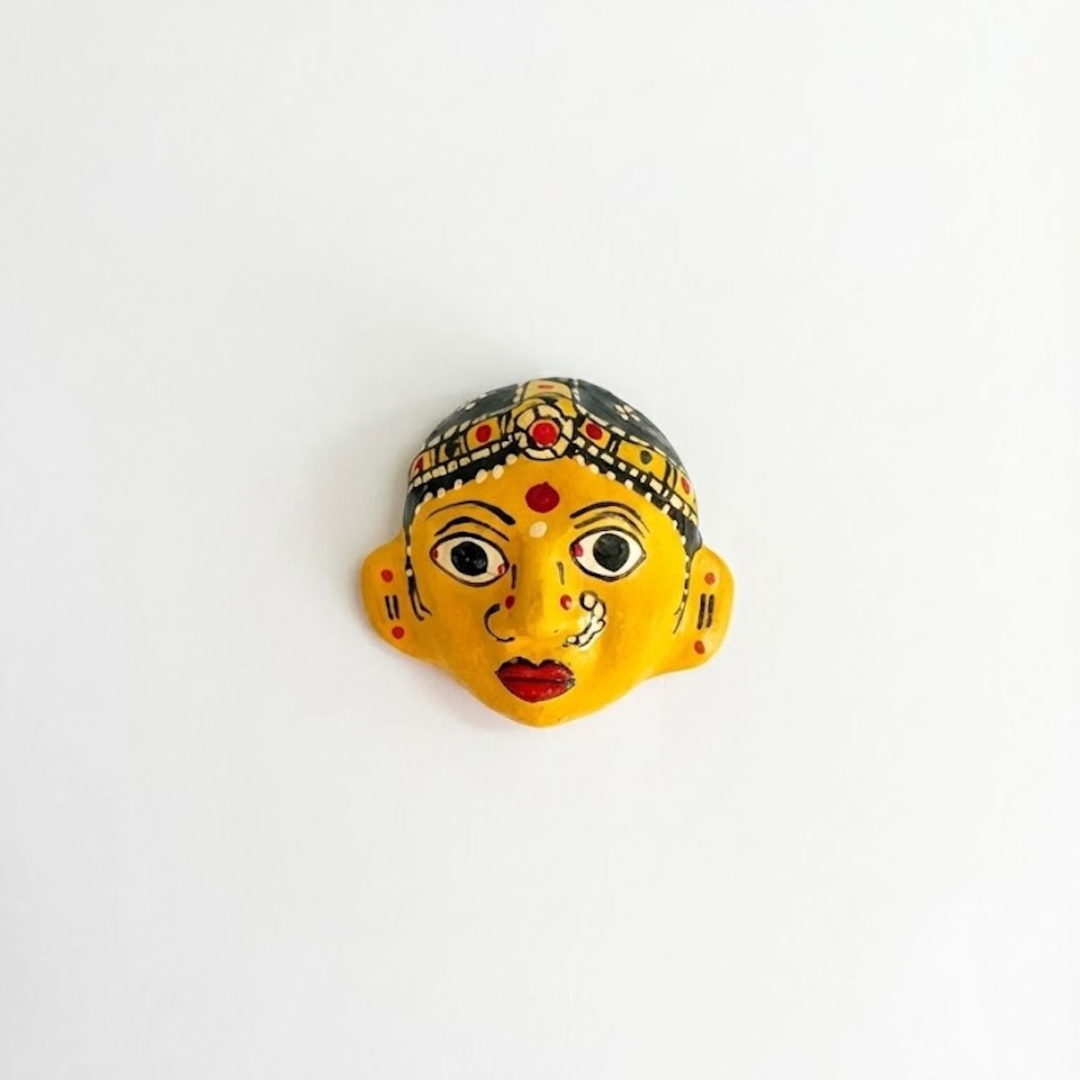 Cheriyal Women Magnet | Handcrafted Indian Folk Art Fridge Magnet