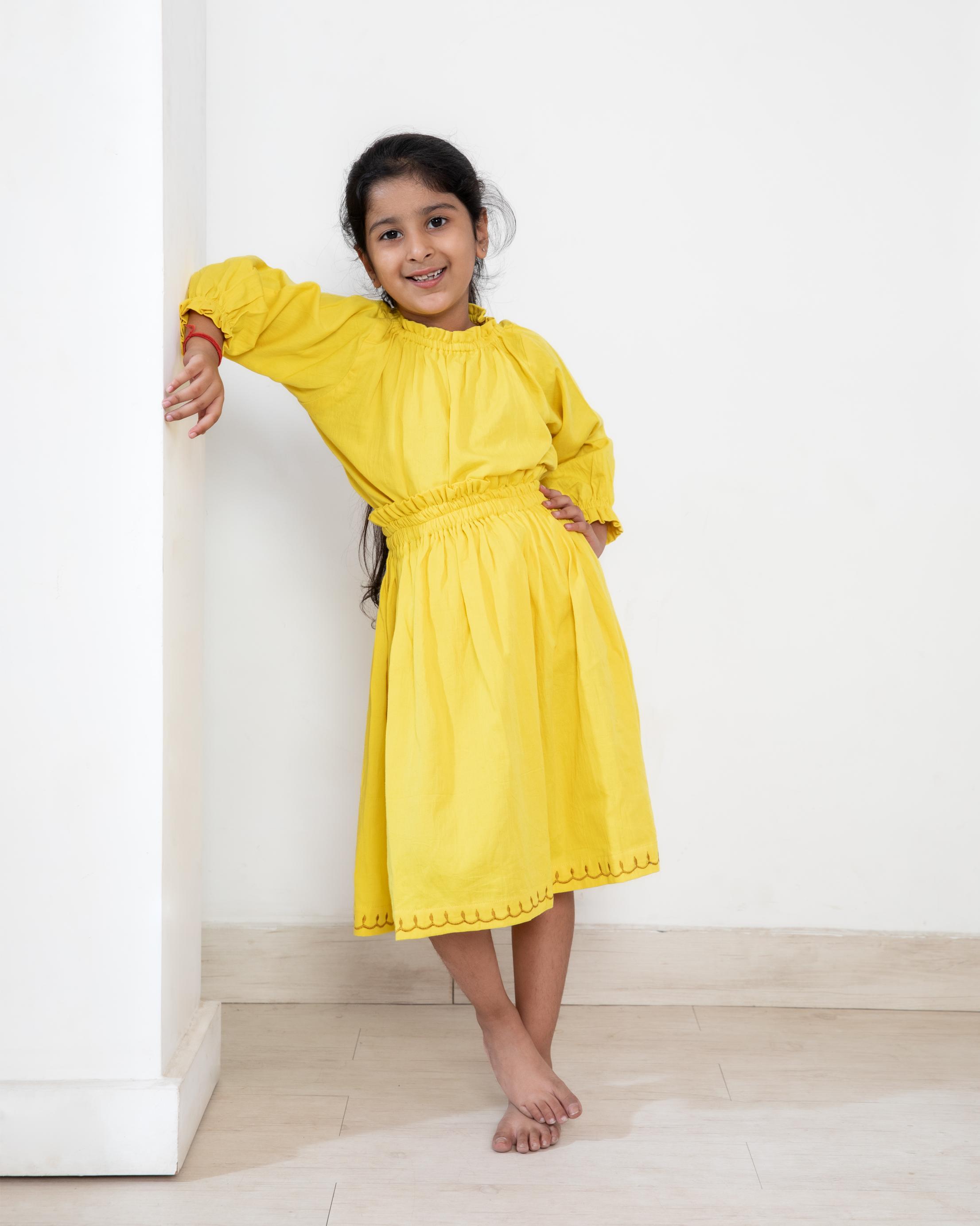 Agni Play Set Outfit Set For Girls Comfortable Kids Wear