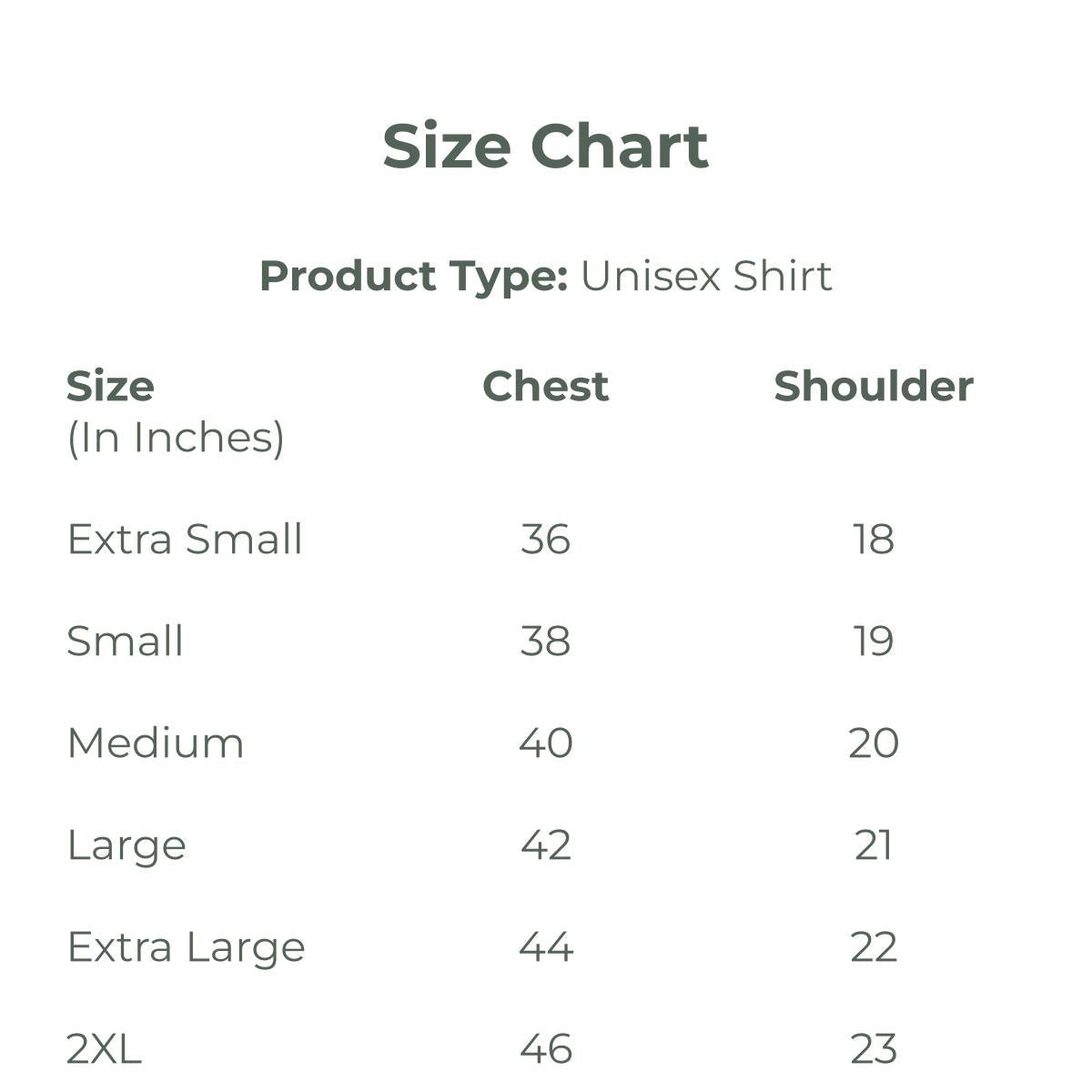 bl:sizechart | Size Chart