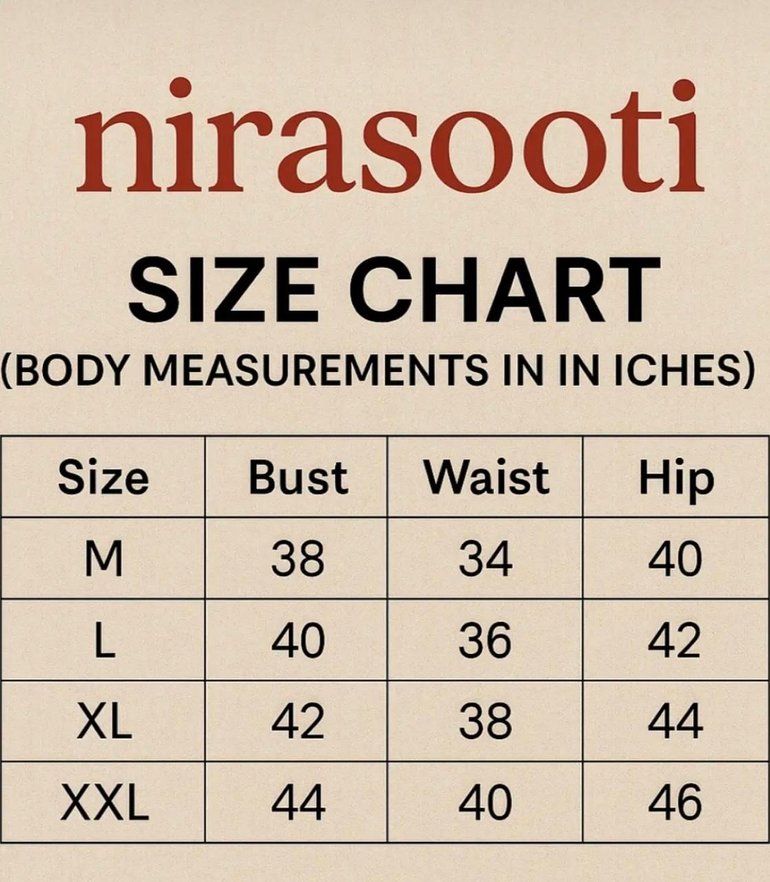 bl:sizechart | Size Chart