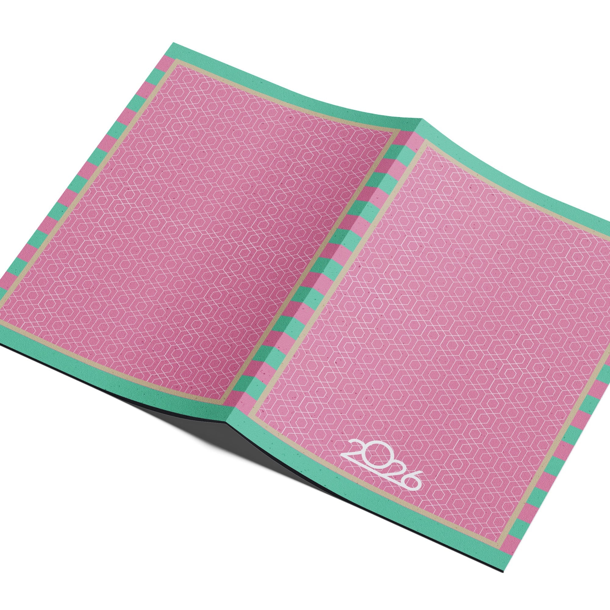 2026 Monthly Planner A4 – Student Desk Notebook – Desk Accessories on Brown Living™. SKU: 07-CA07-Planner3. Img 3.