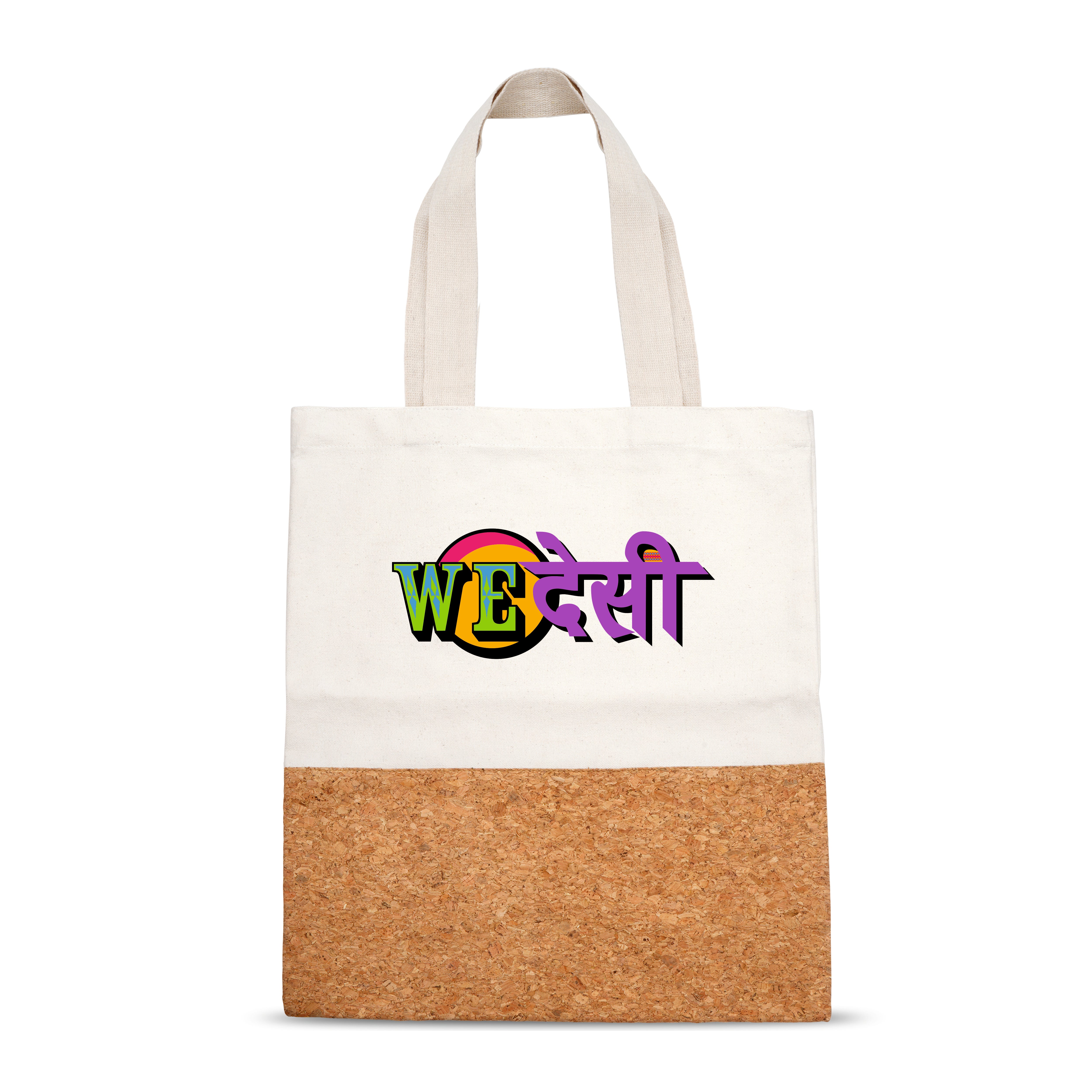Wedesi Cork And Canvas Tote Bag