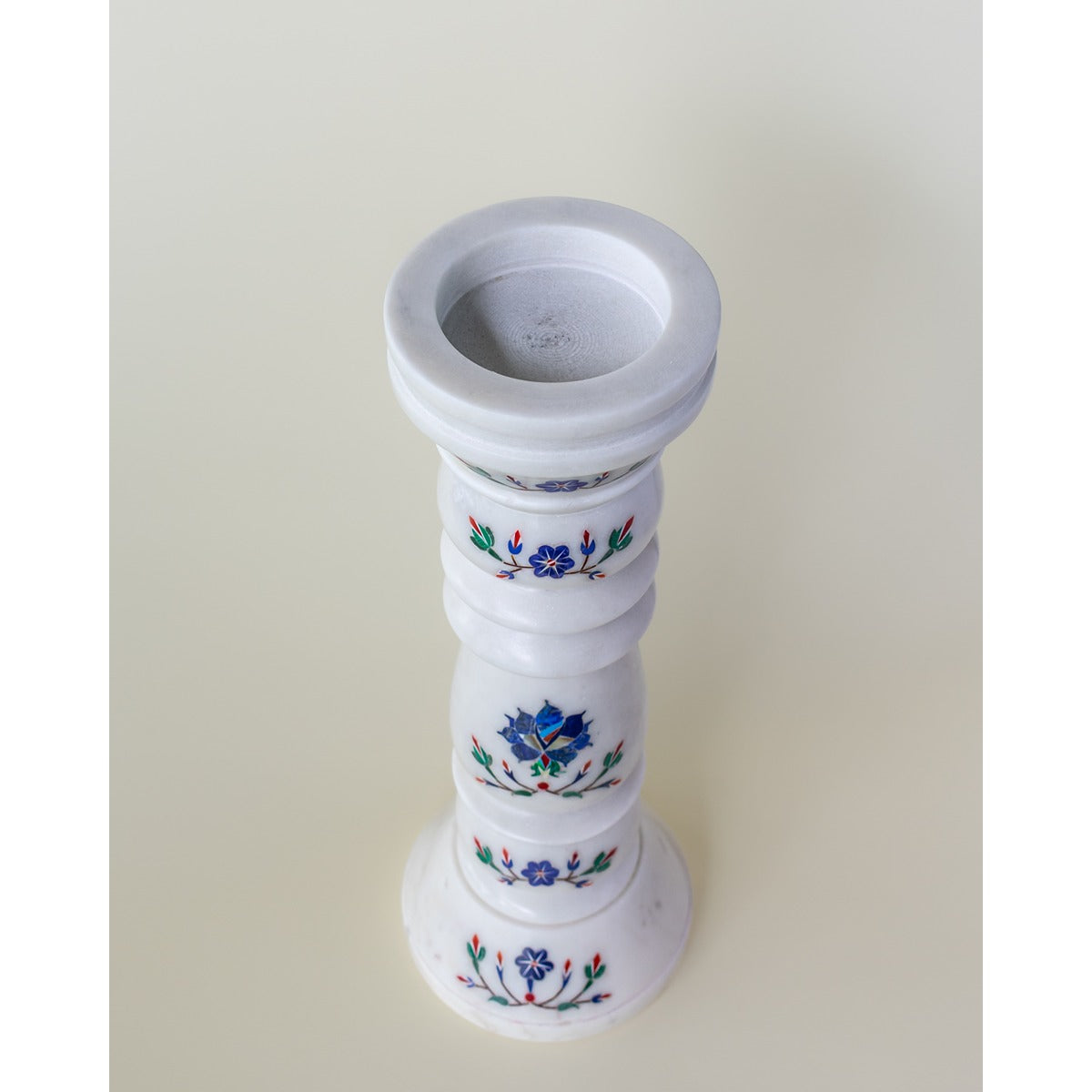 Marble Candle Stand | Elegant Stone Candle Holder for Home Decor