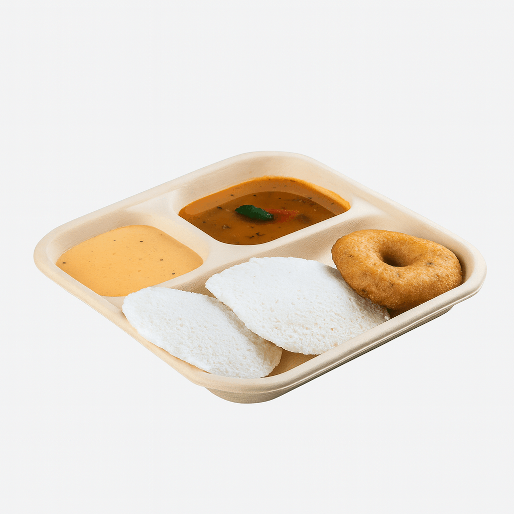 3 Compartment Disposable Chombo Meal Tray – Trays & Platters on Brown Living™. SKU: CLEC-73. Img 7.