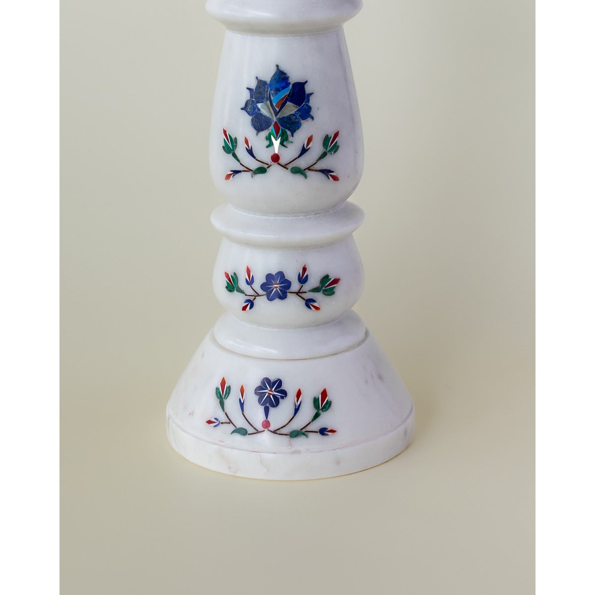 Marble Candle Stand | Elegant Stone Candle Holder for Home Decor