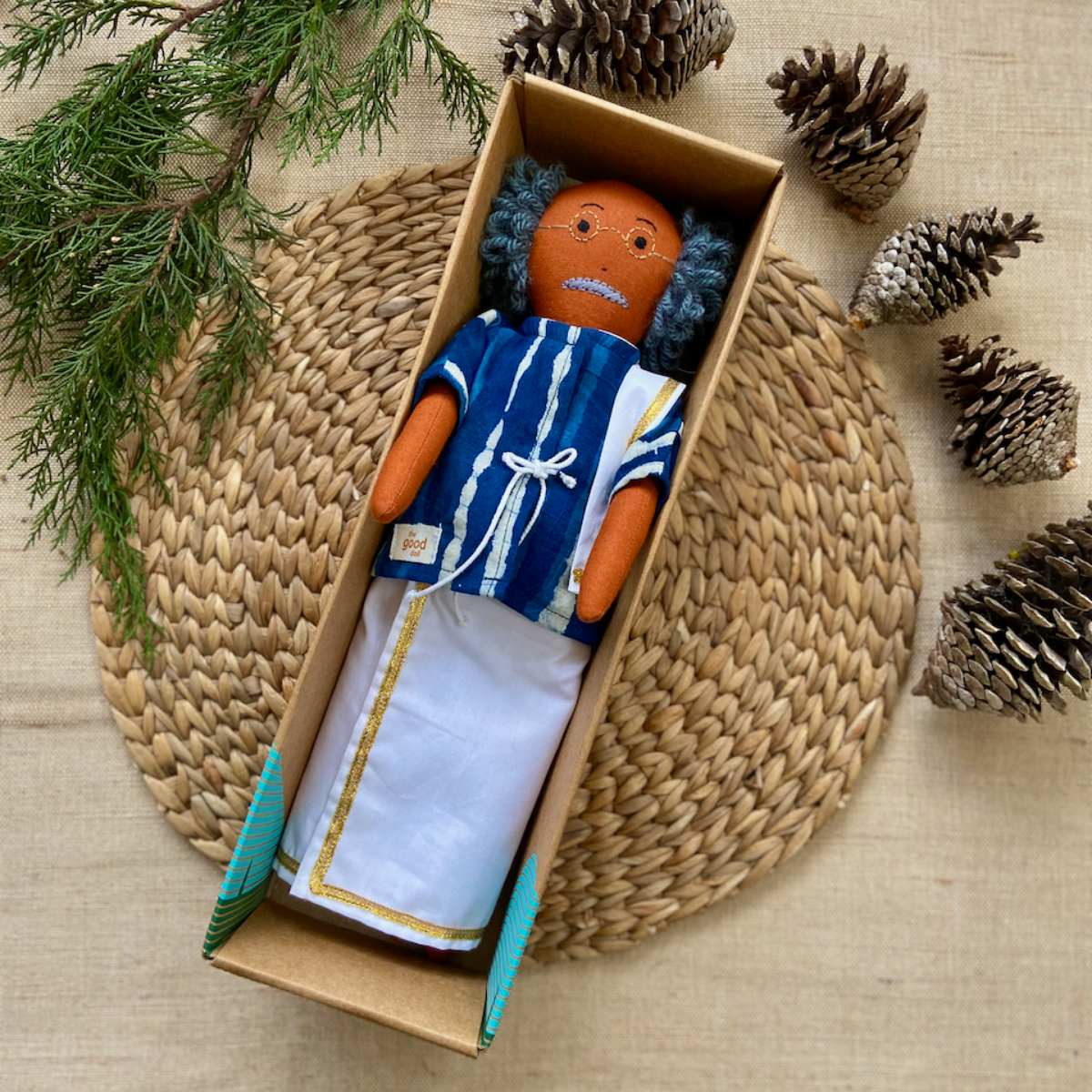 Nilah Tatha Indigo Shirt Doll – Single Doll